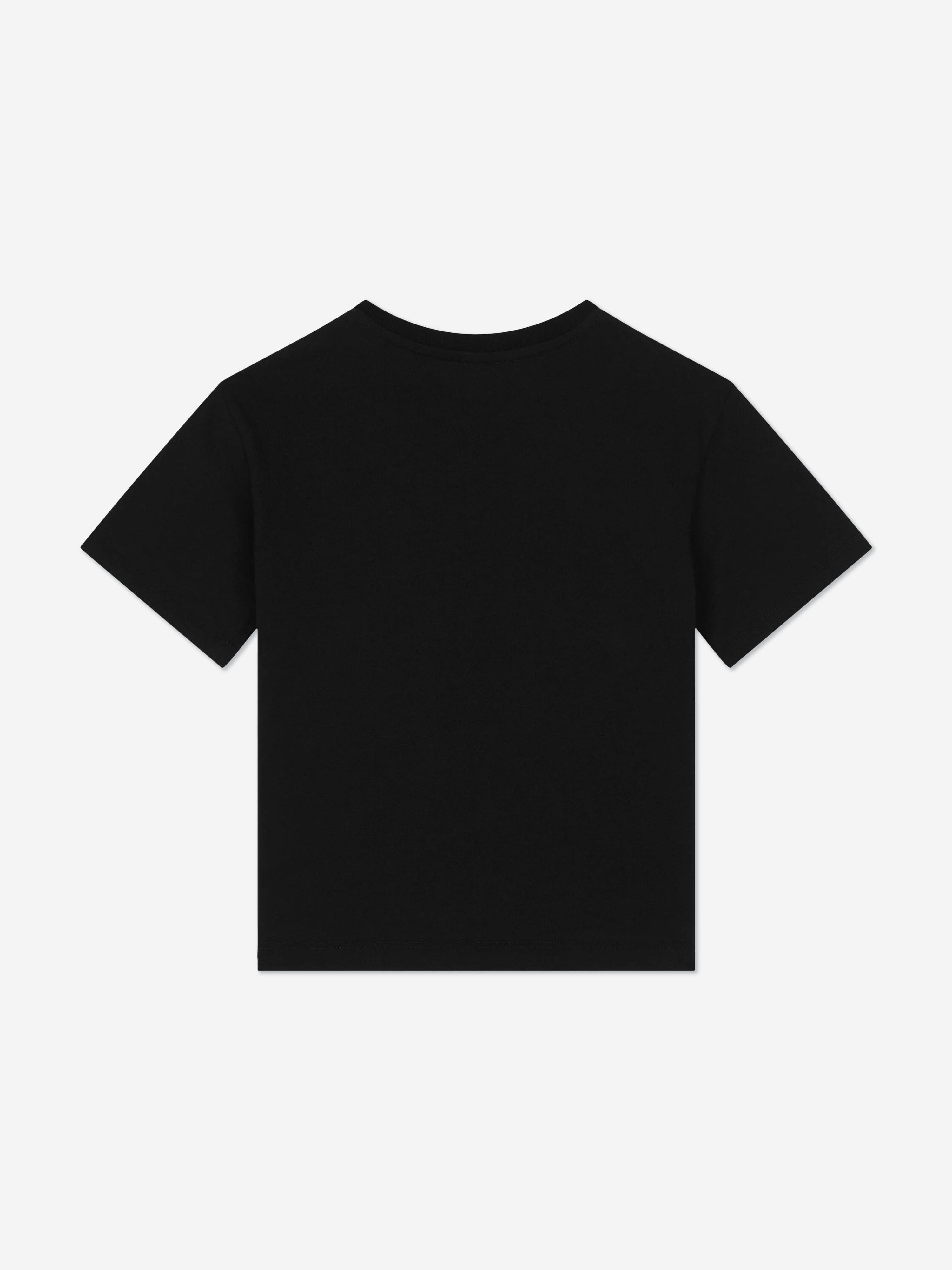 Dolce & Gabbana Boys Embossed Logo T-Shirt in Black