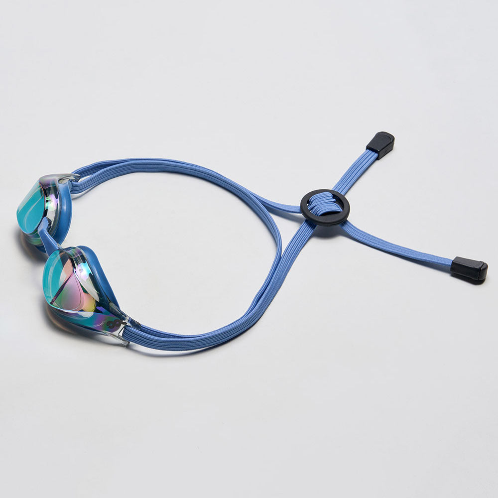 Lunettes de natation pour adulte en caoutchouc bleu (DALI_BKGN)