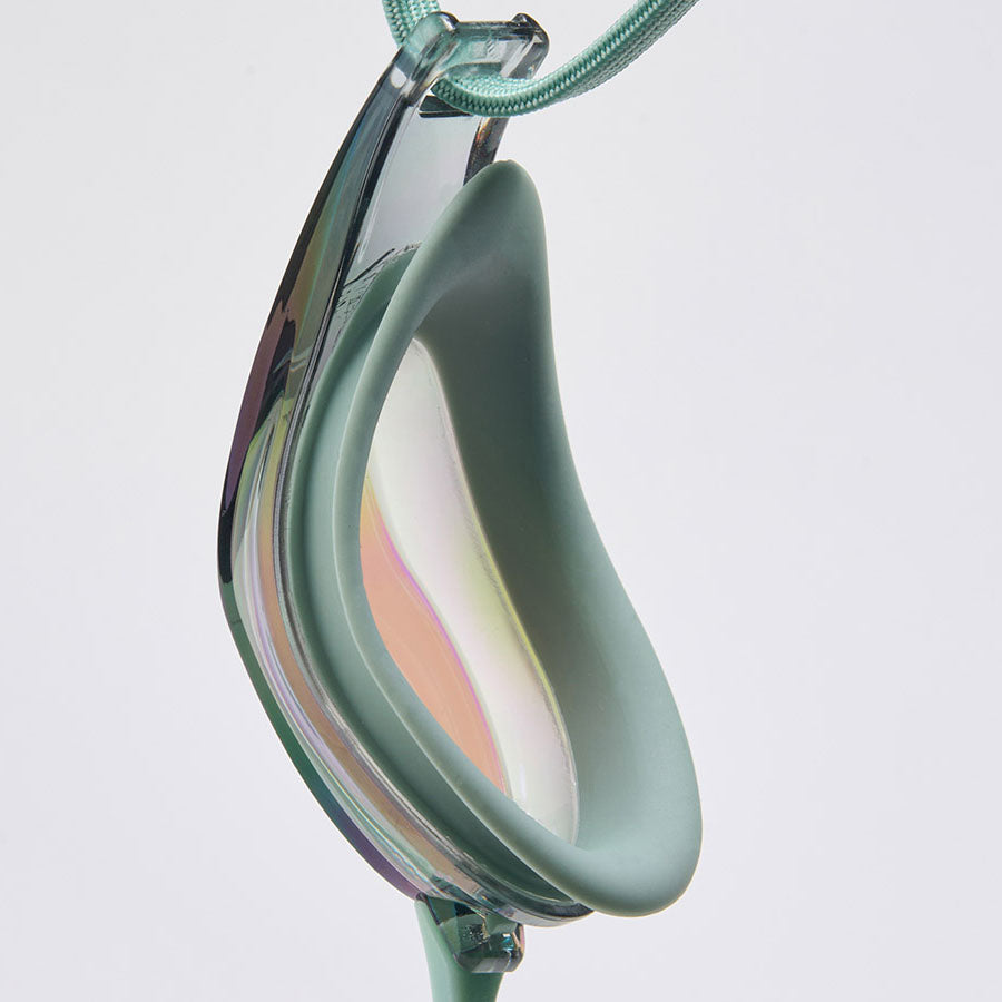 Lunettes de natation en caoutchouc vert pour adultes (DALI_BKOV)