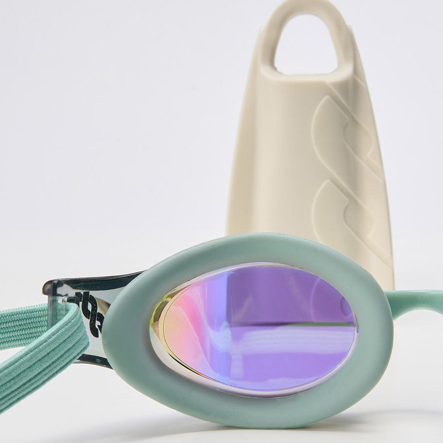 Lunettes de natation en caoutchouc vert pour adultes (DALI_BKOV)