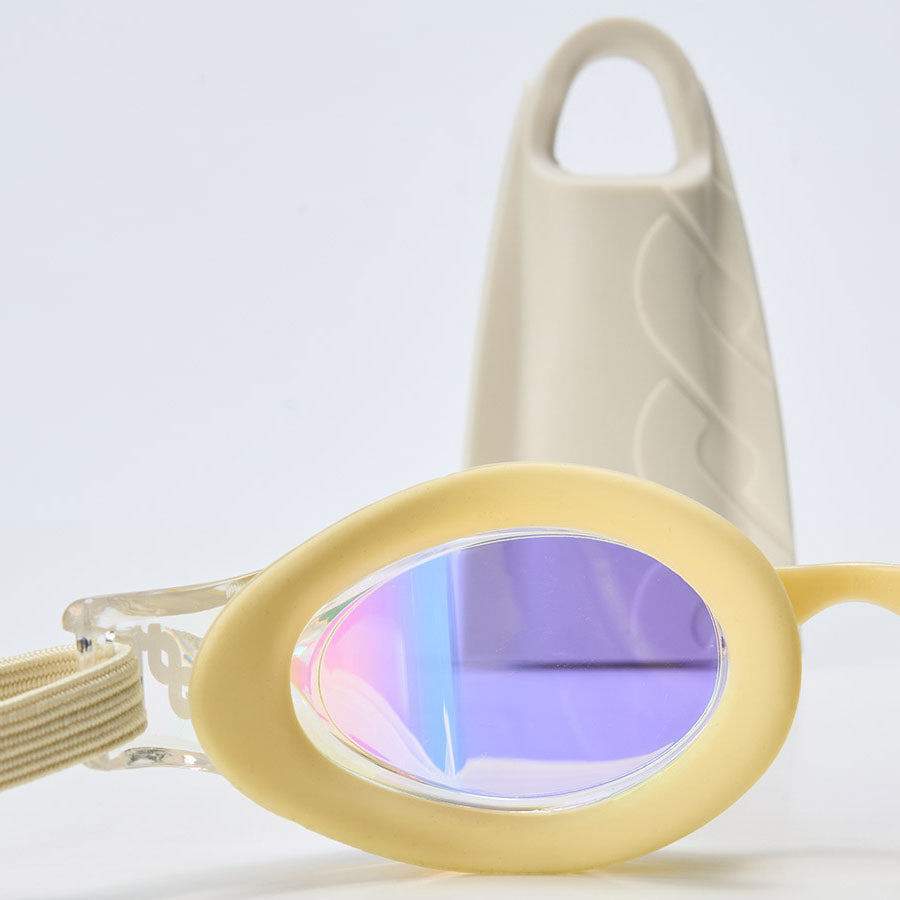 Adult Yellow Rubber Ring Racing Goggles(DALI_WHBT)