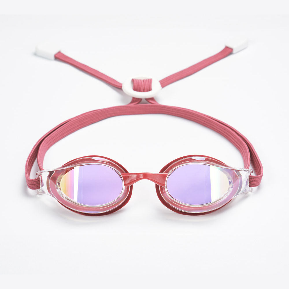 Adult Pink Rubber Ring Racing Goggles(DALI_WHDR)