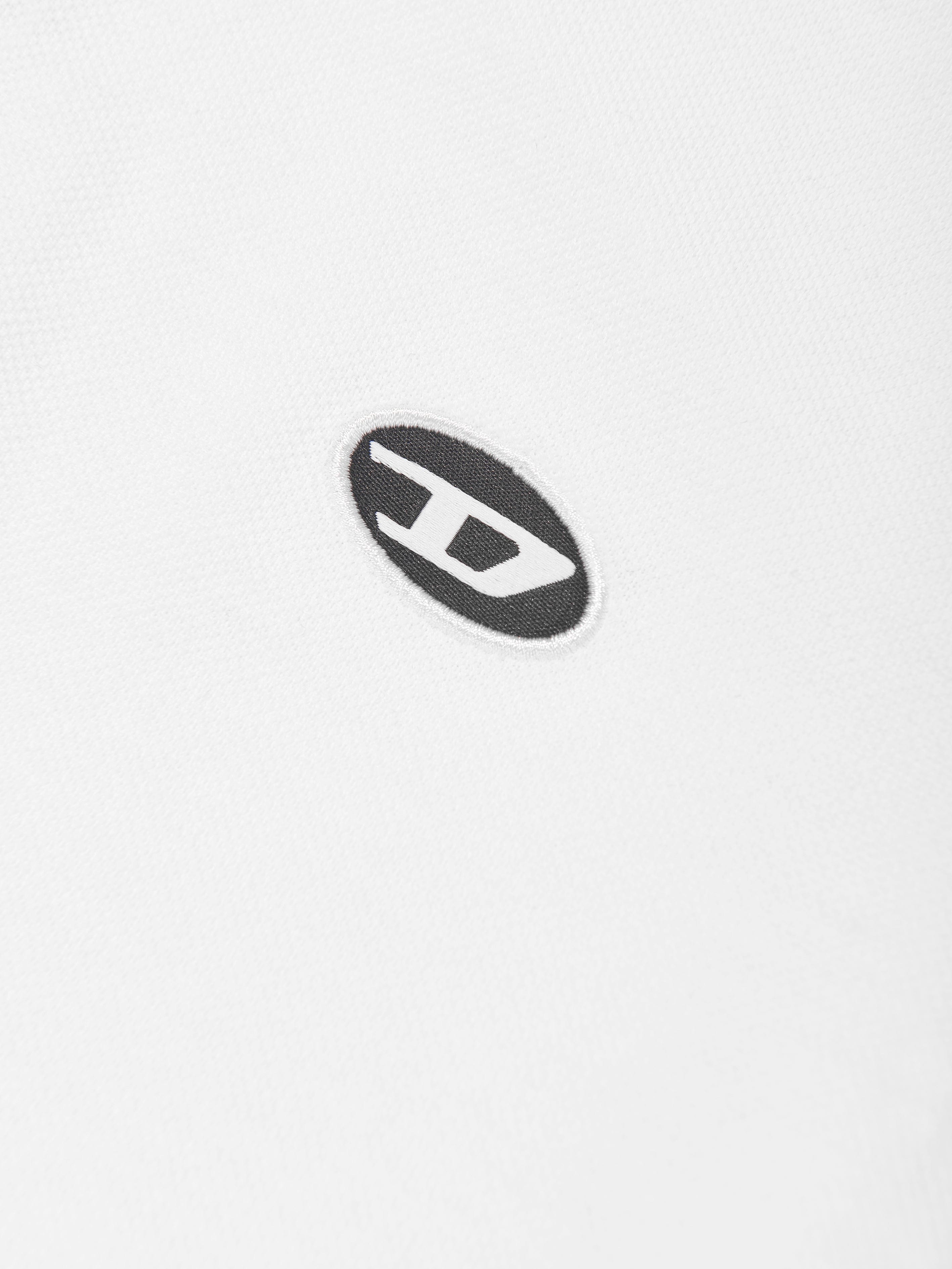 Diesel Boys Oval D Polo Shirt in White