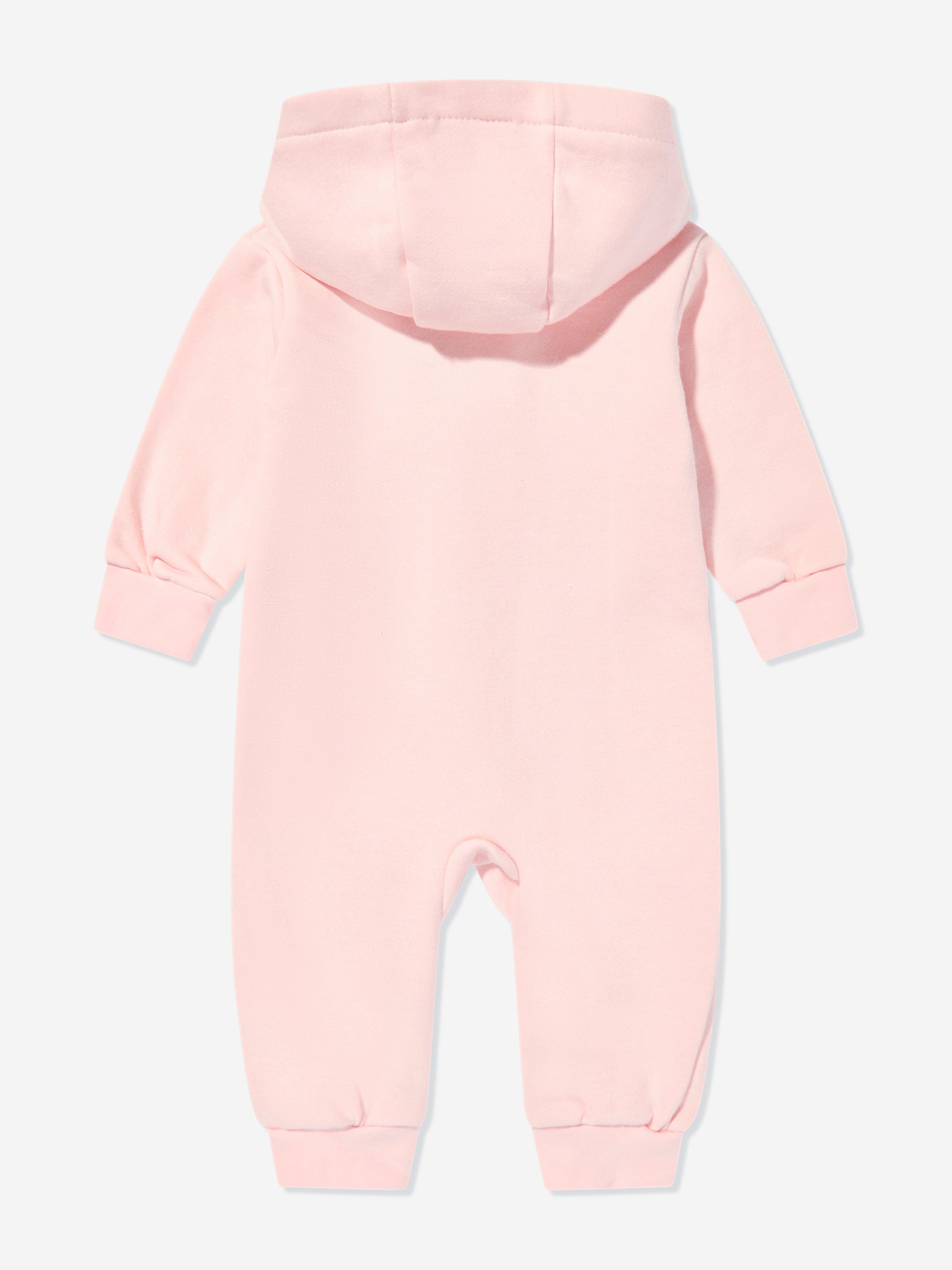 DKNY Baby Girls Hooded All In One in Pink