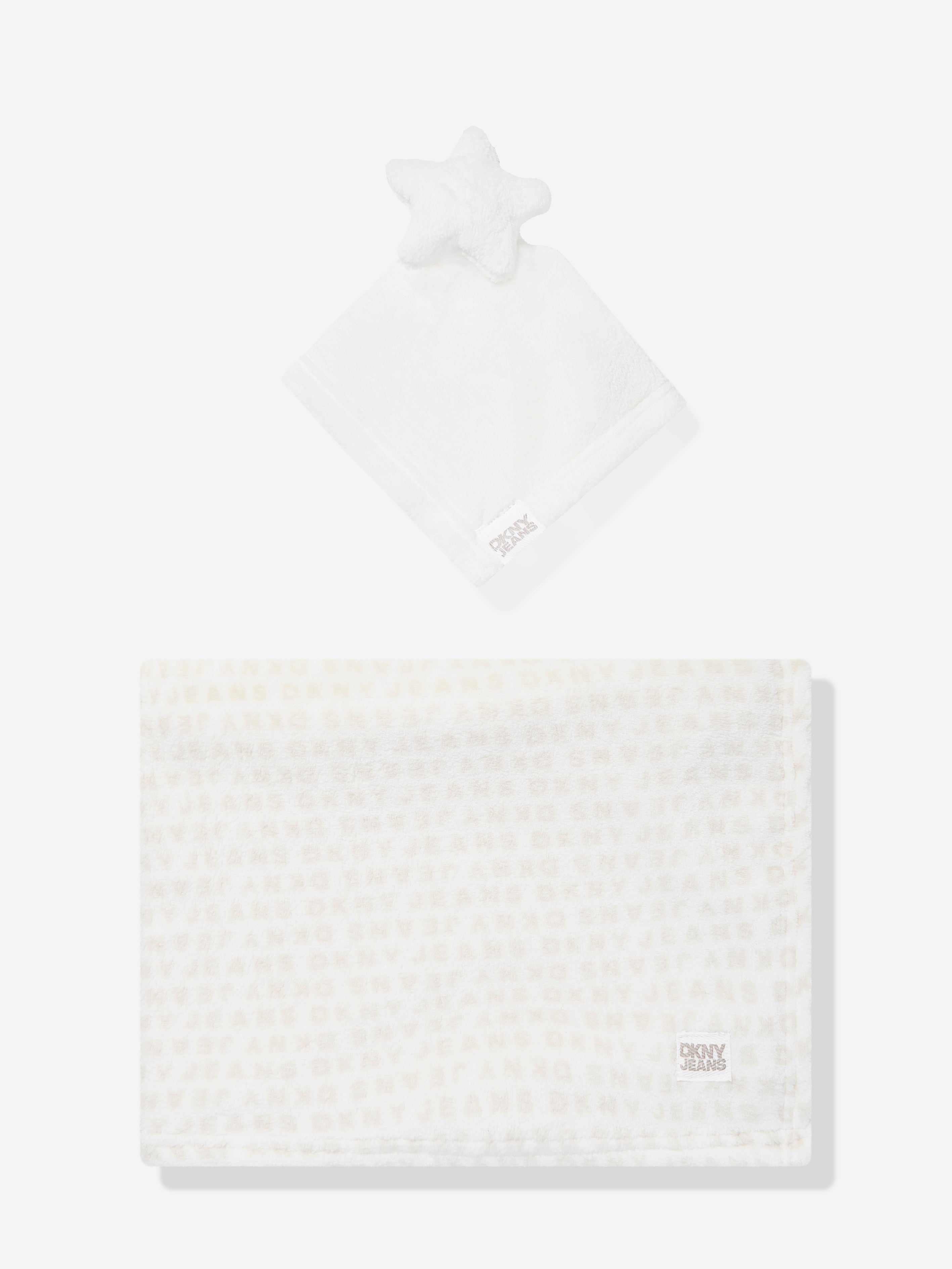 DKNY Baby Blanket and Comforter Set in Ivory (90cm)