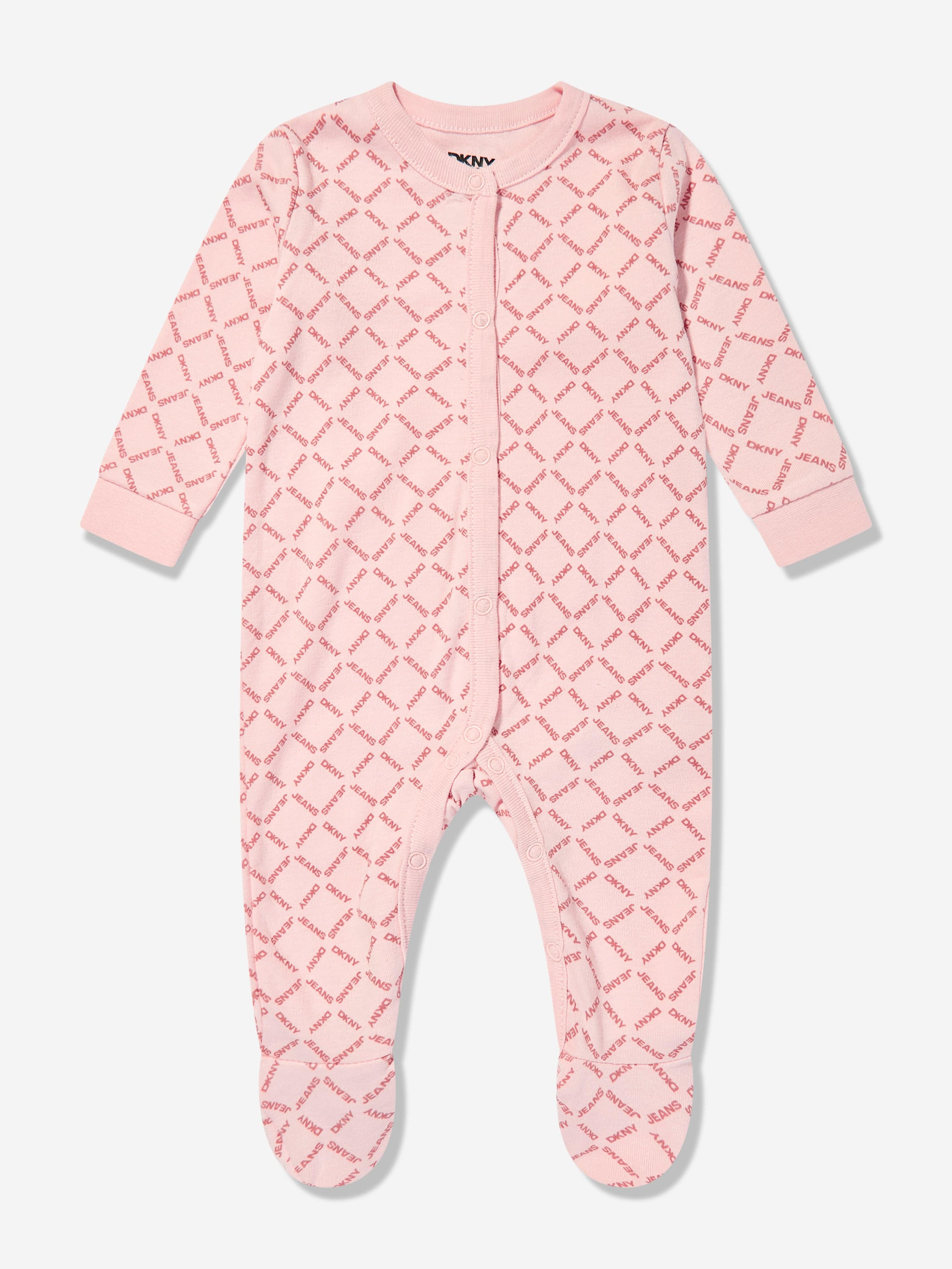 DKNY Baby Girls 5 Piece Babygrow Set in Pink
