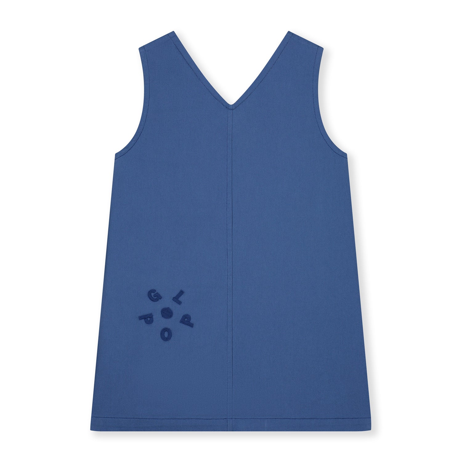 Girls Blue Cotton Dress