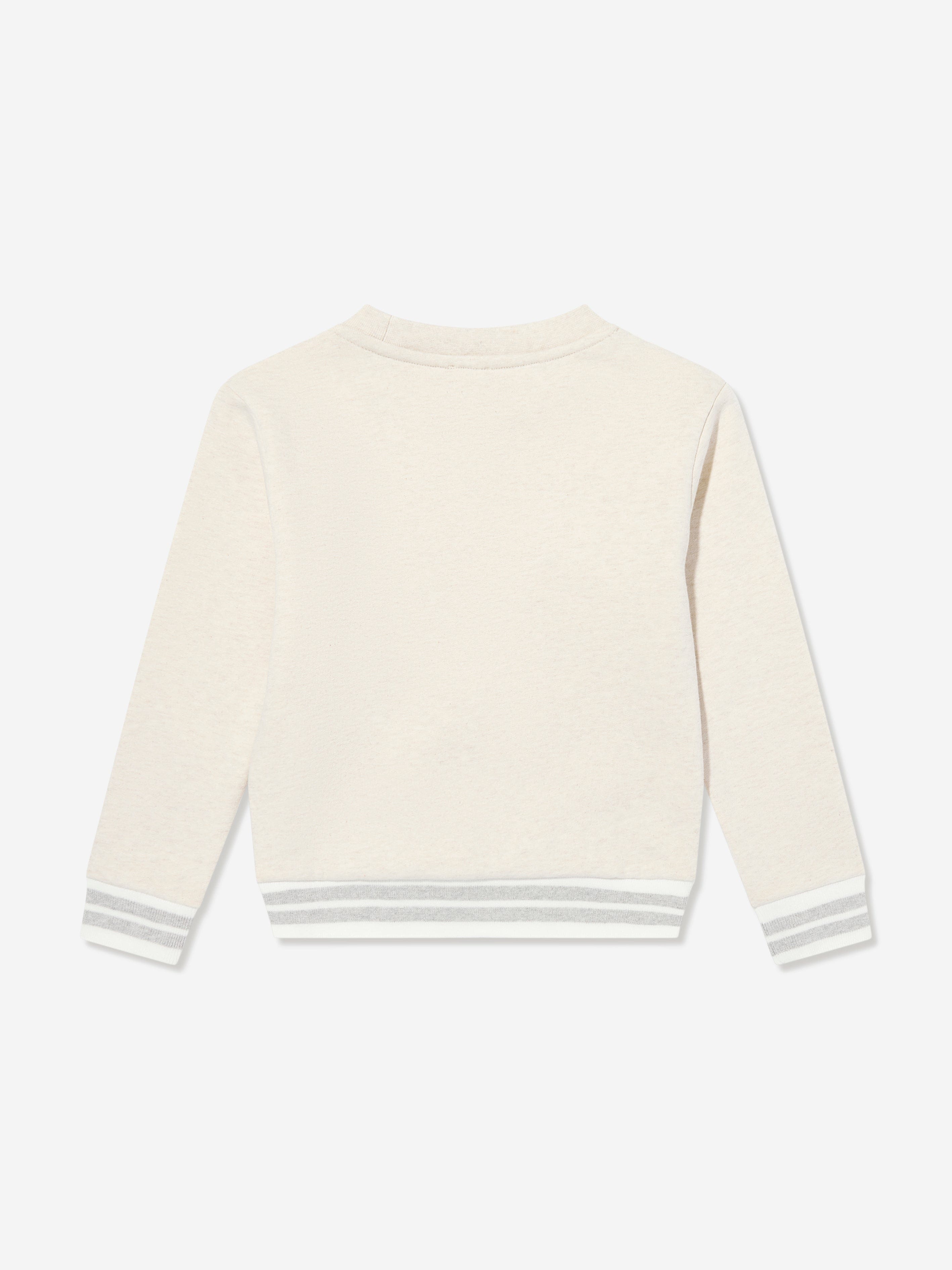 Eleventy Boys Around The World Sweatshirt in Beige