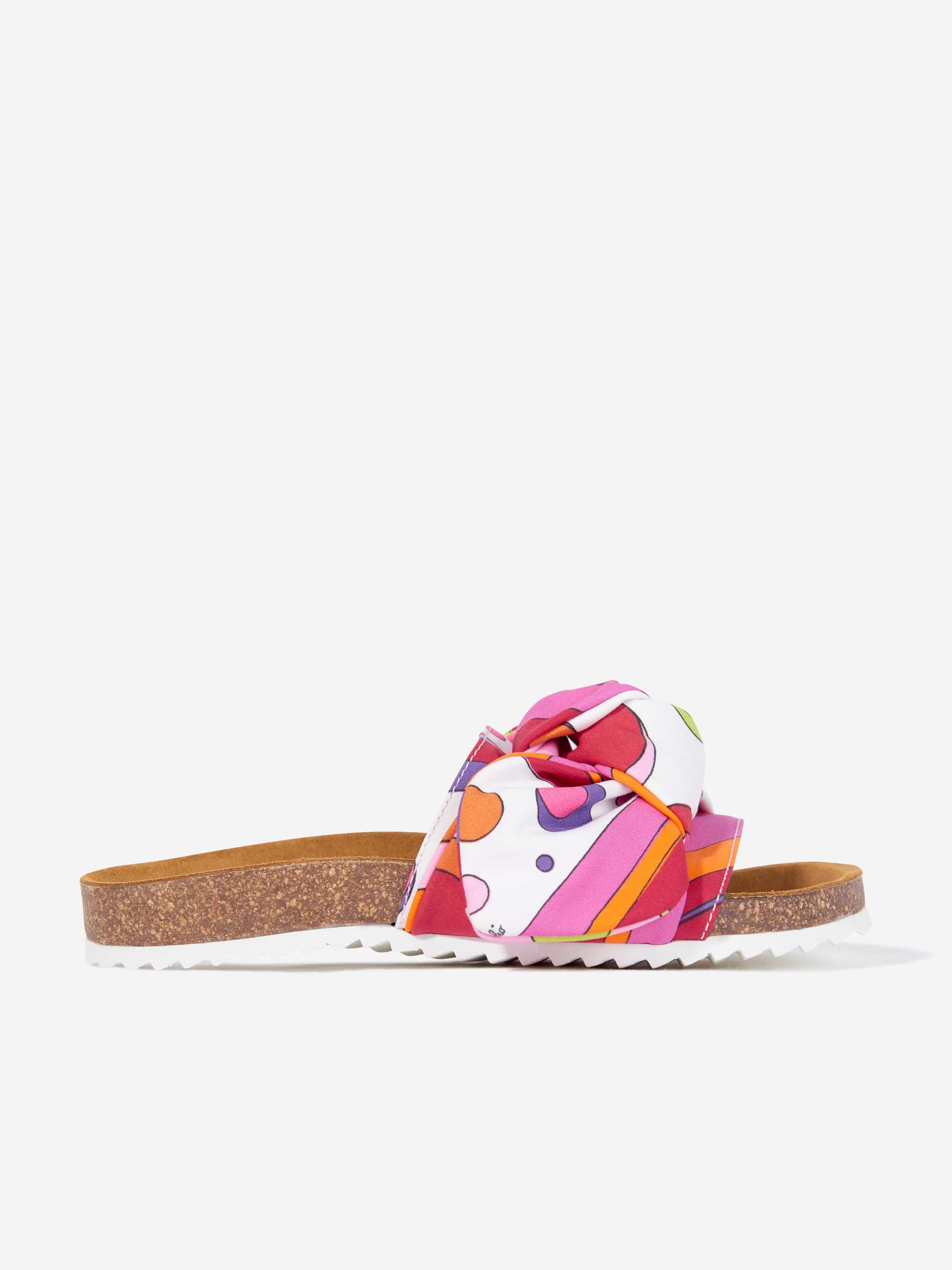 Girls Fontane Bow Sliders in Multicolour