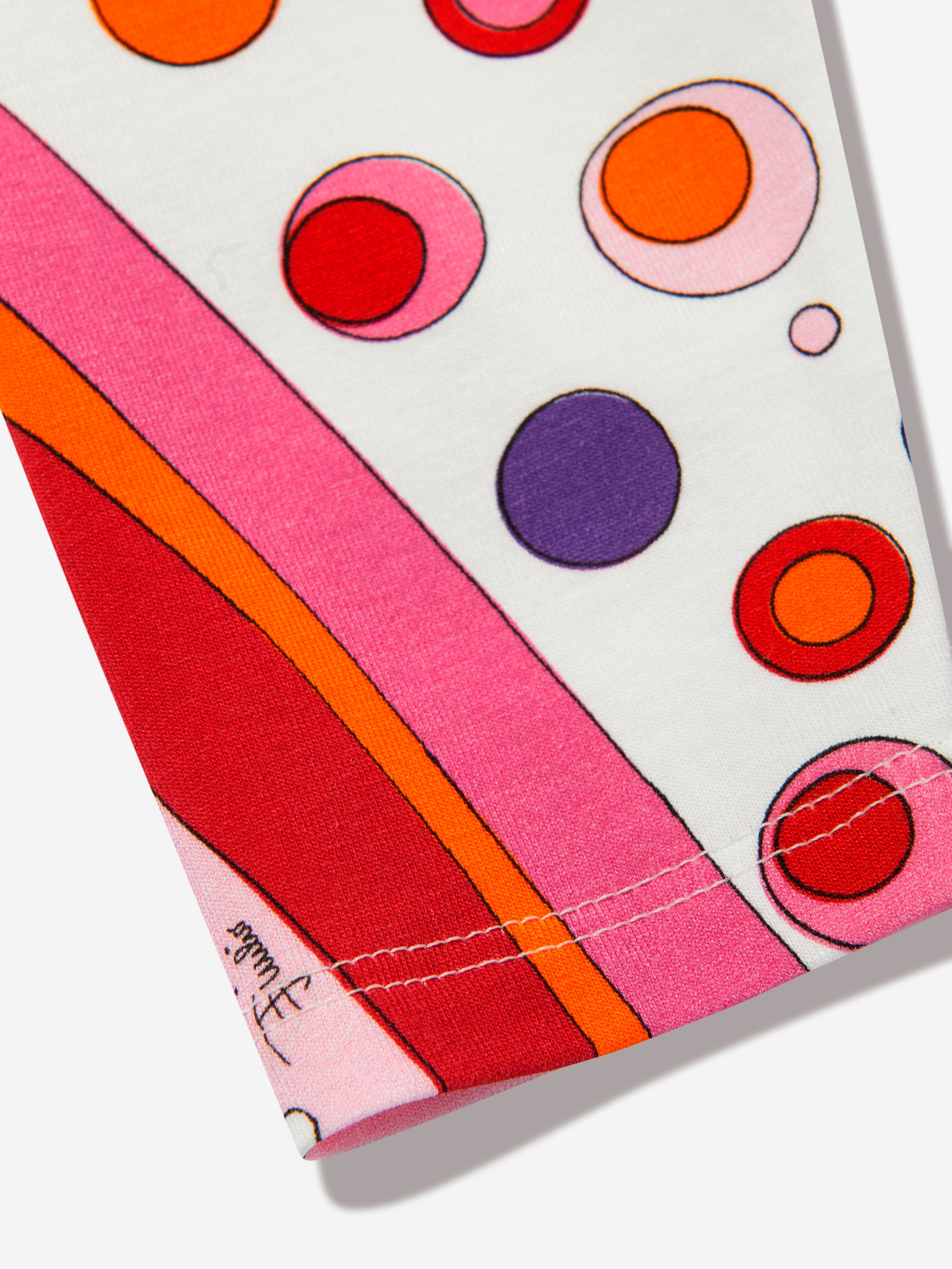 Legging fille Fontane imprimé rouge
