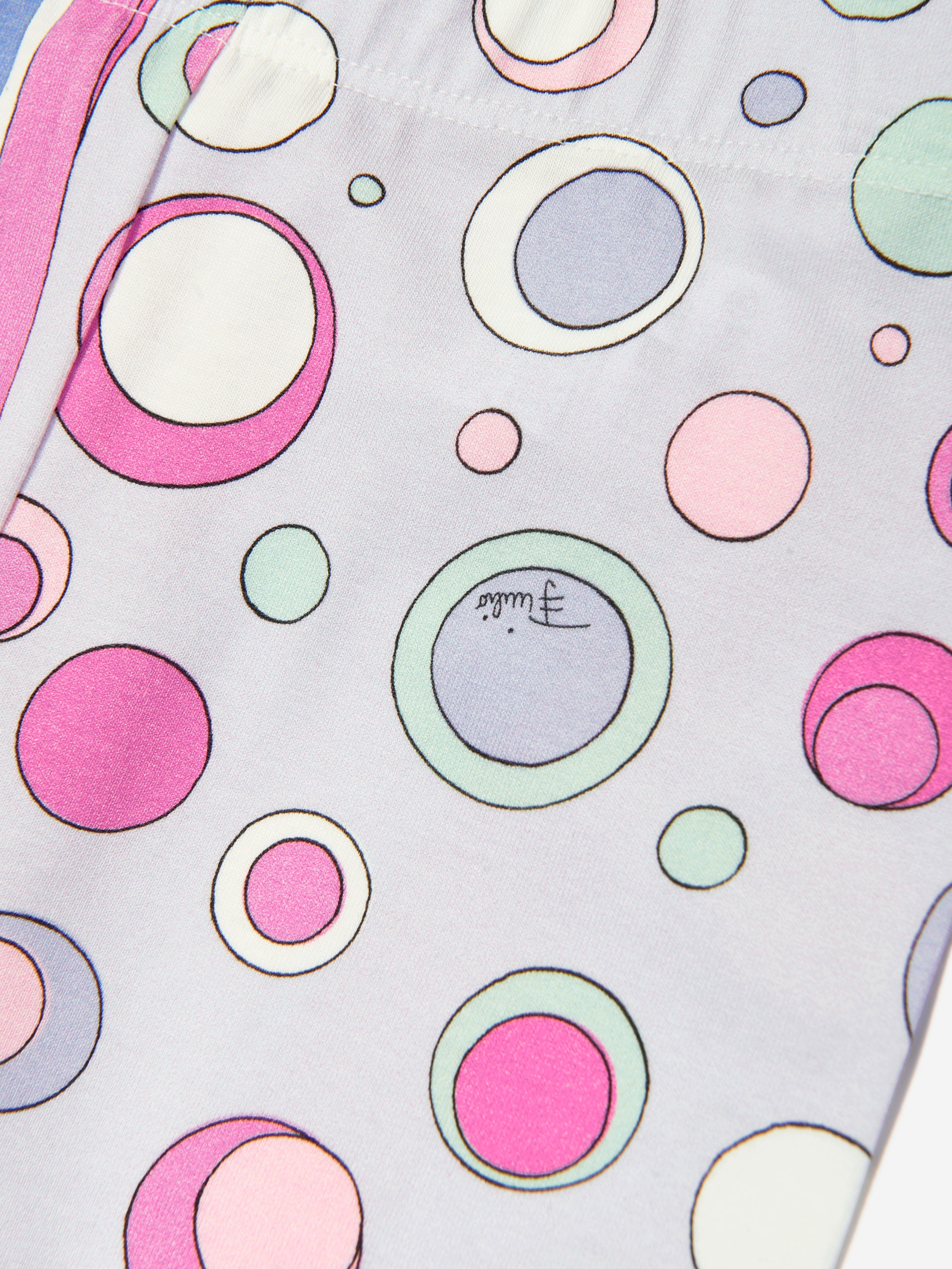 Legging fille imprimé Fontane rose