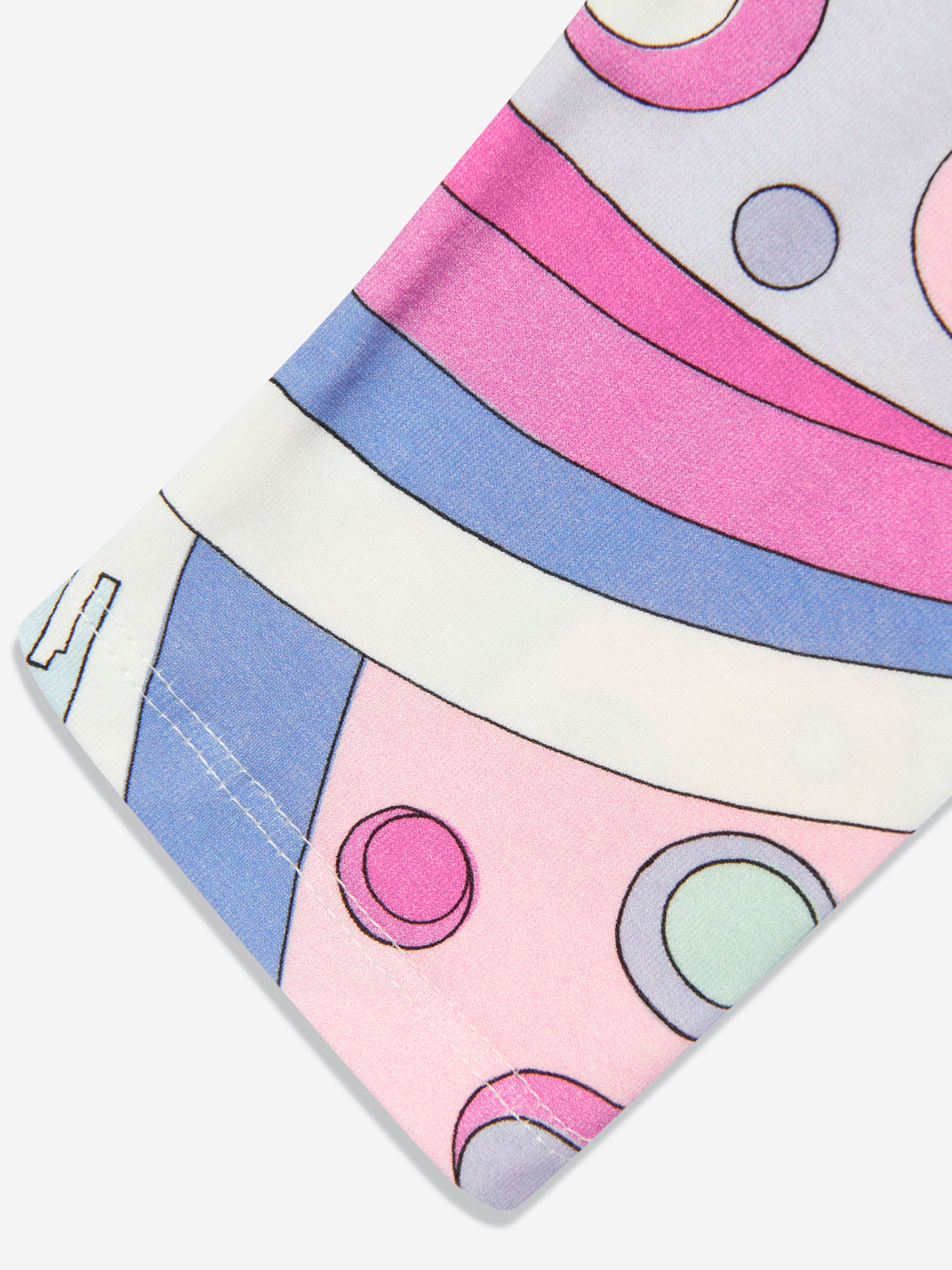 Legging fille imprimé Fontane rose