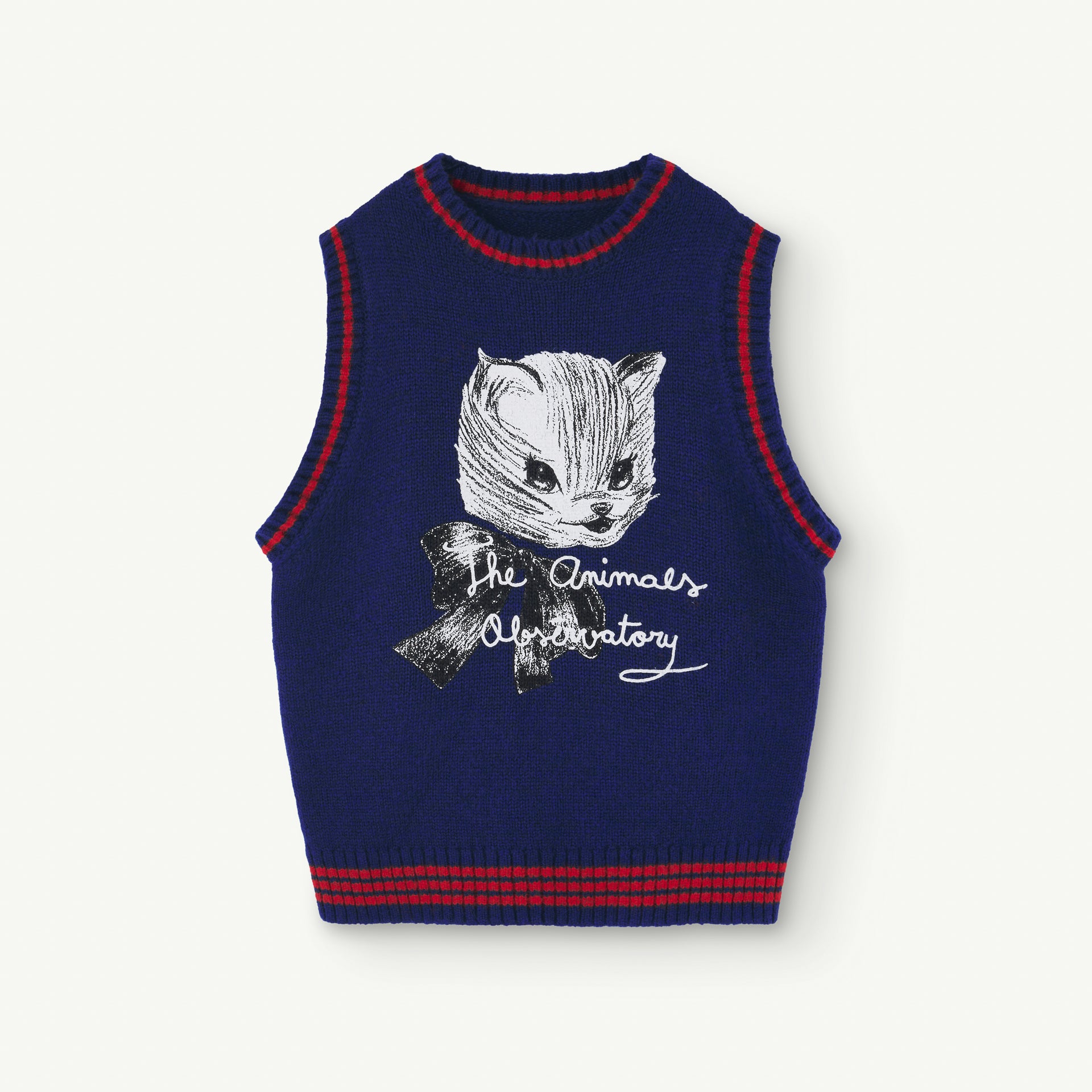 Boys & Girls Navy Printed Vest