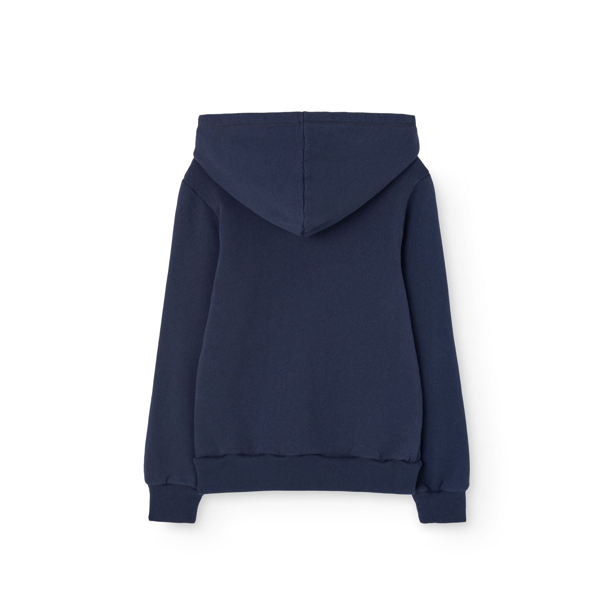 Sweat-shirt à capuche en coton bleu marine avec logo pour garçons et filles