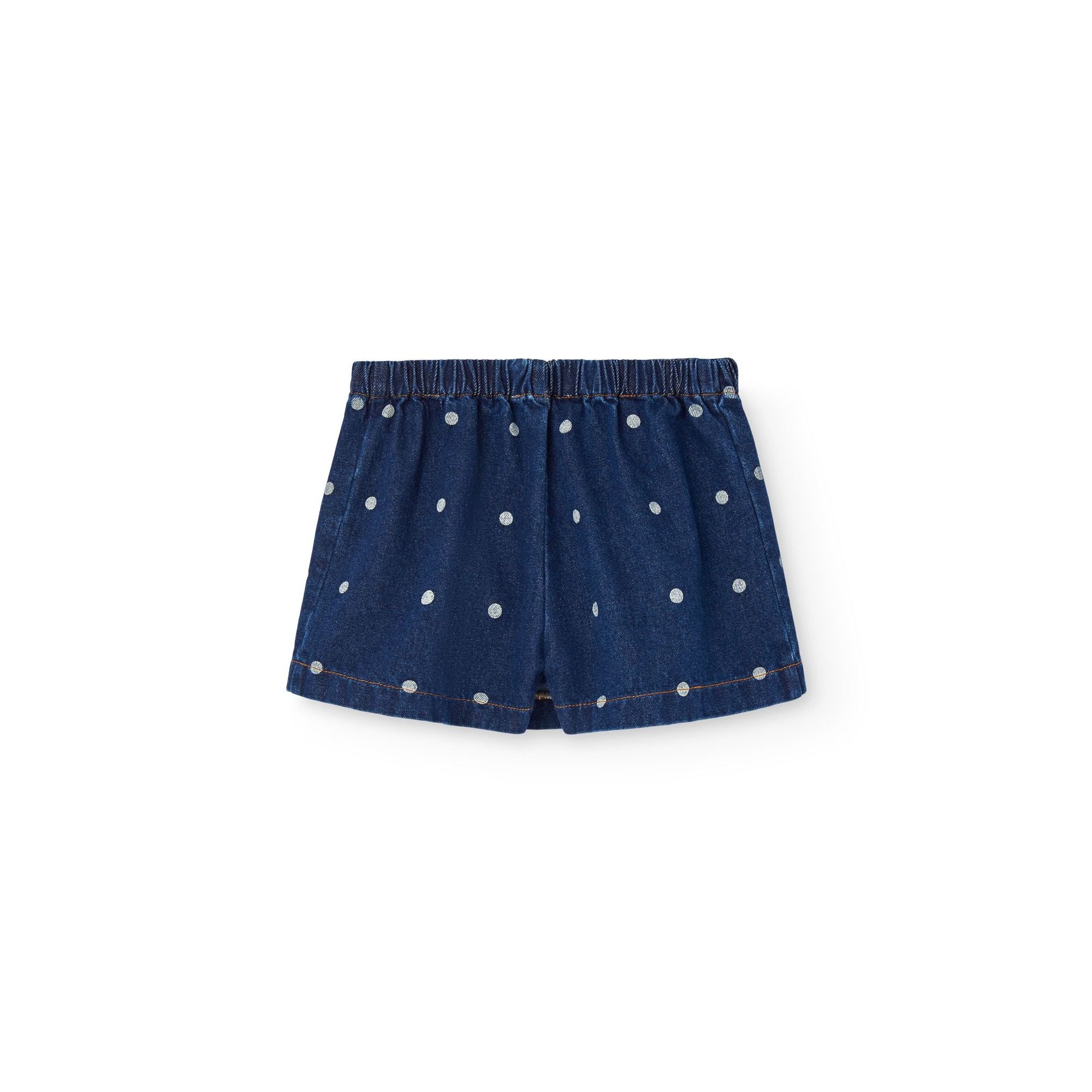 Jupe en jean à pois bleus pour fille
