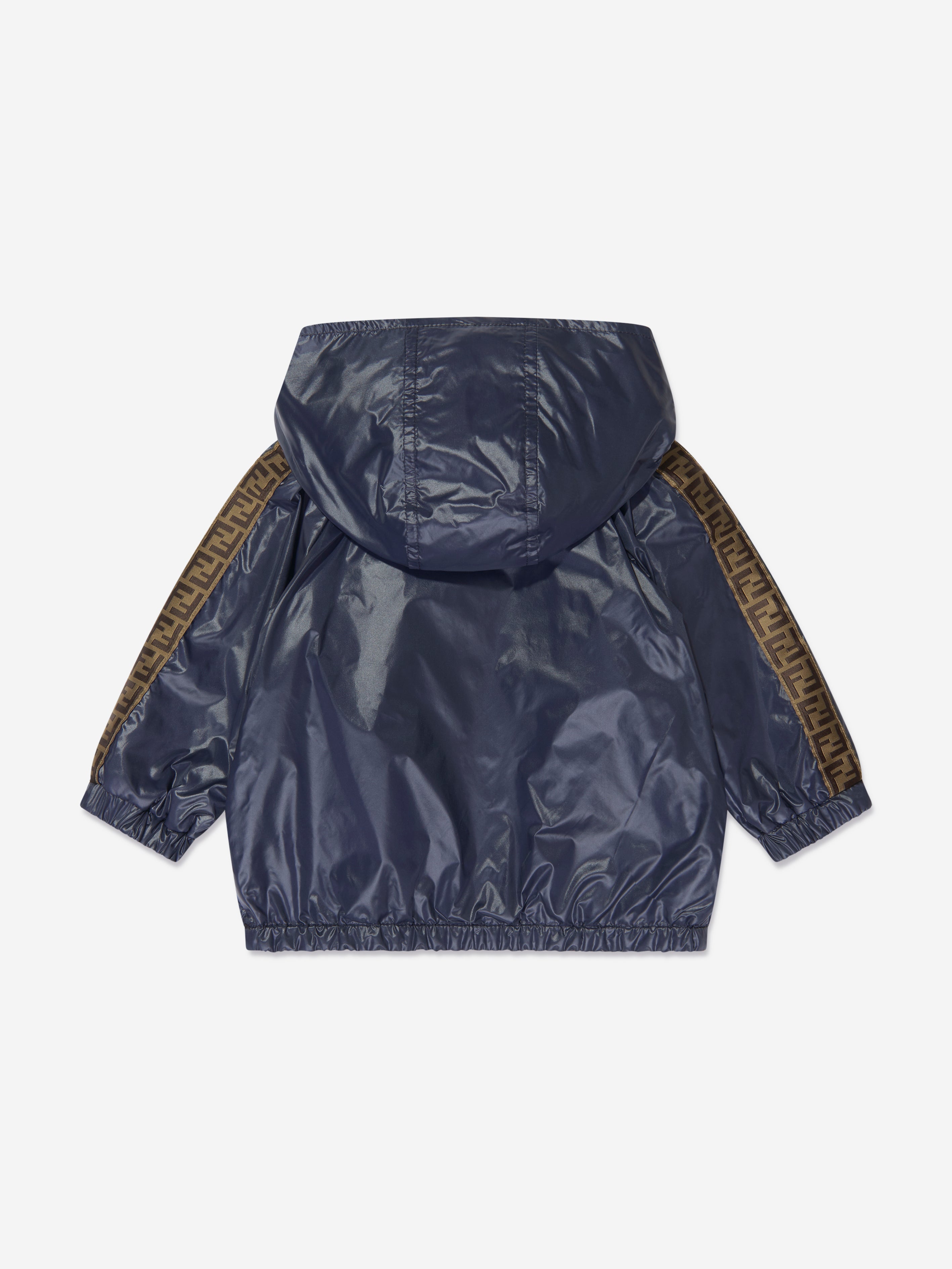 Baby Boys Reversible FF K-Way Jacket in Blue