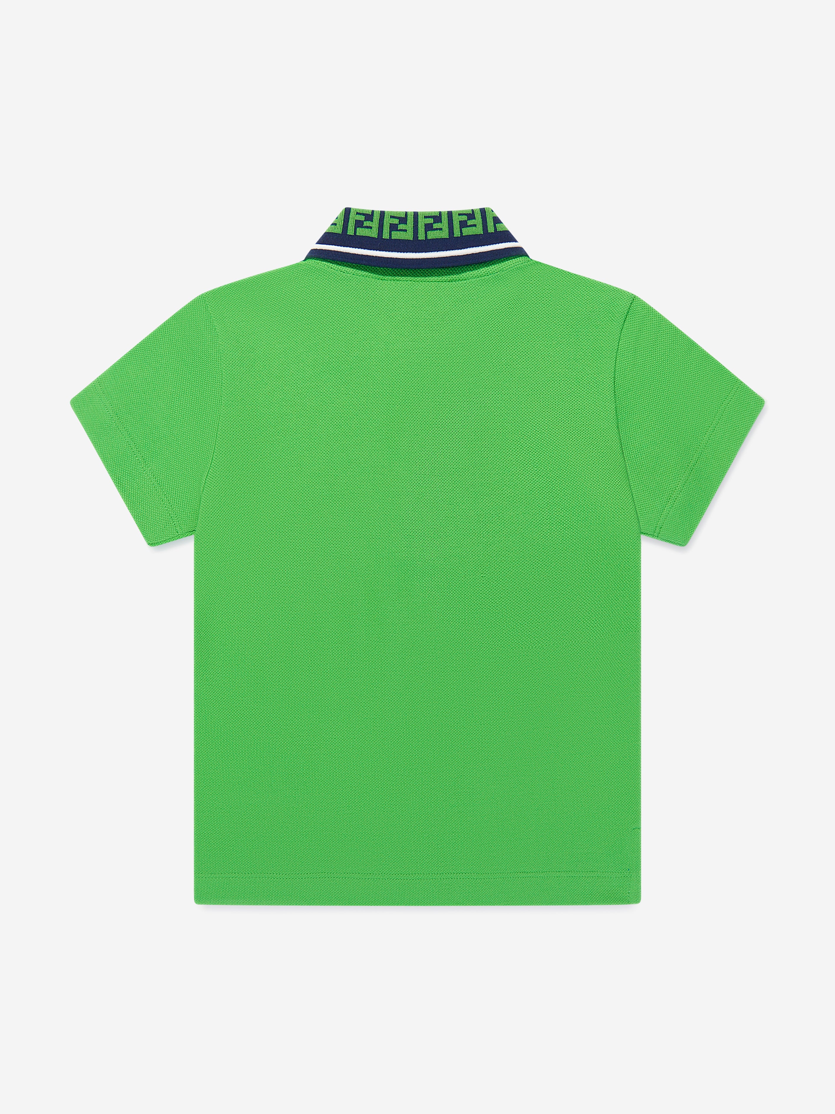 Boys Logo Polo Shirt in Green