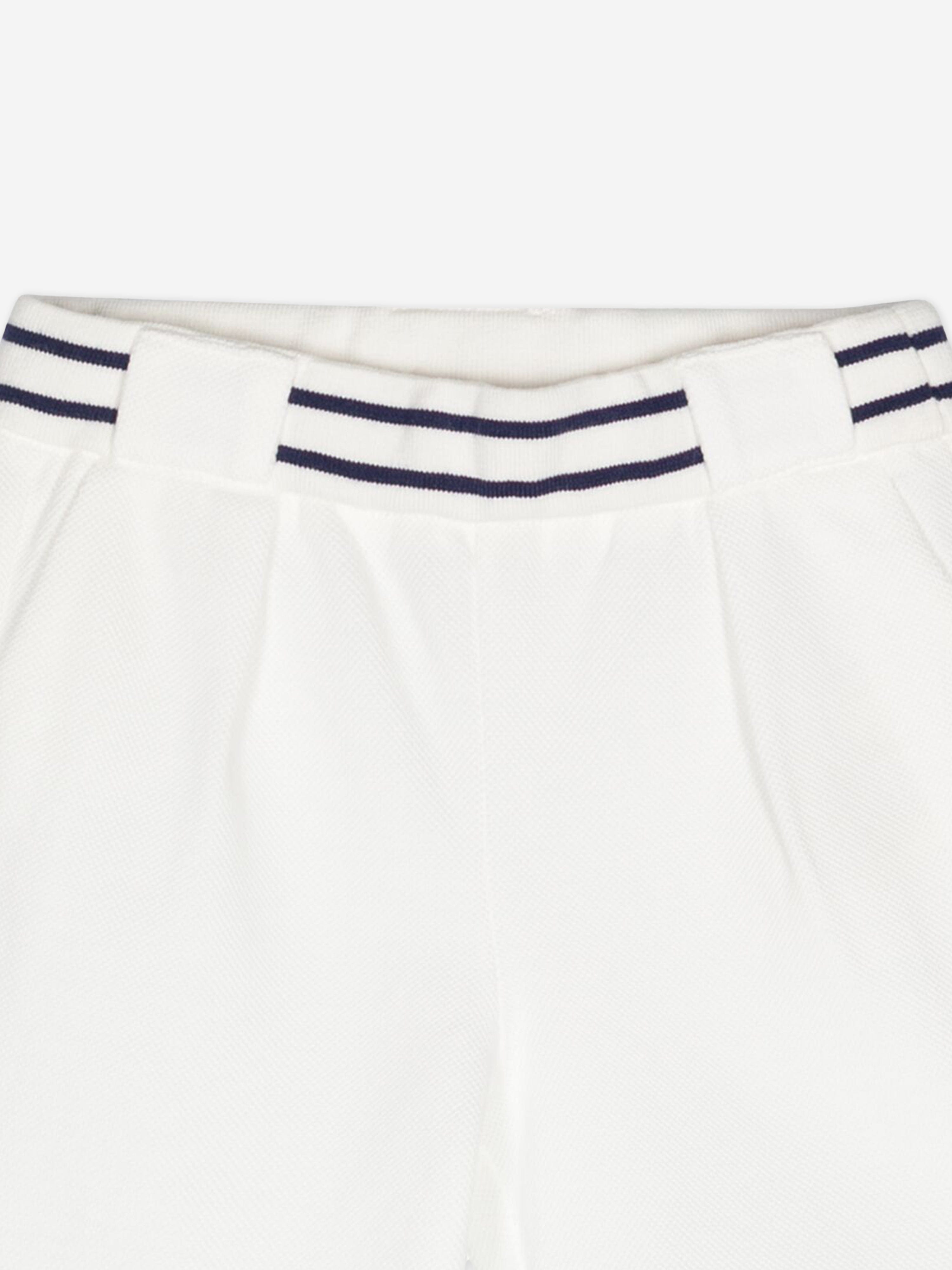 Fendi Baby Boys Logo Shorts in White