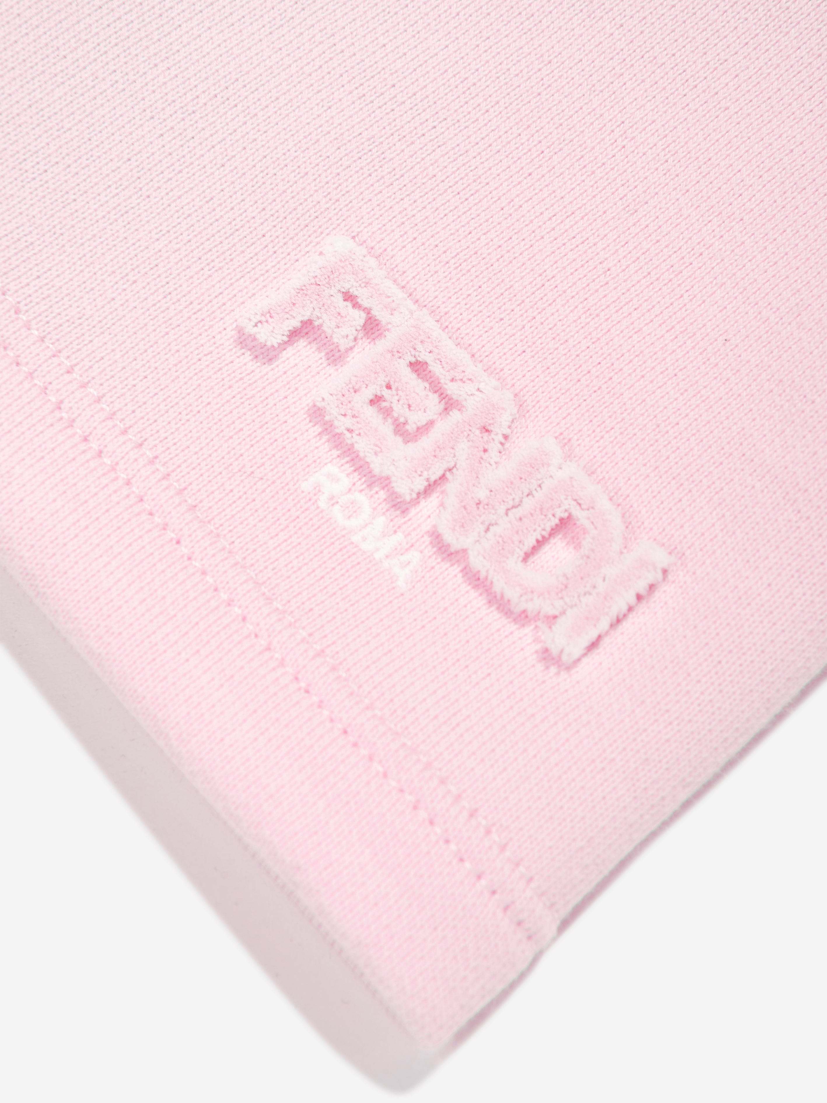 Fendi Baby Girls Logo Shorts in Pink