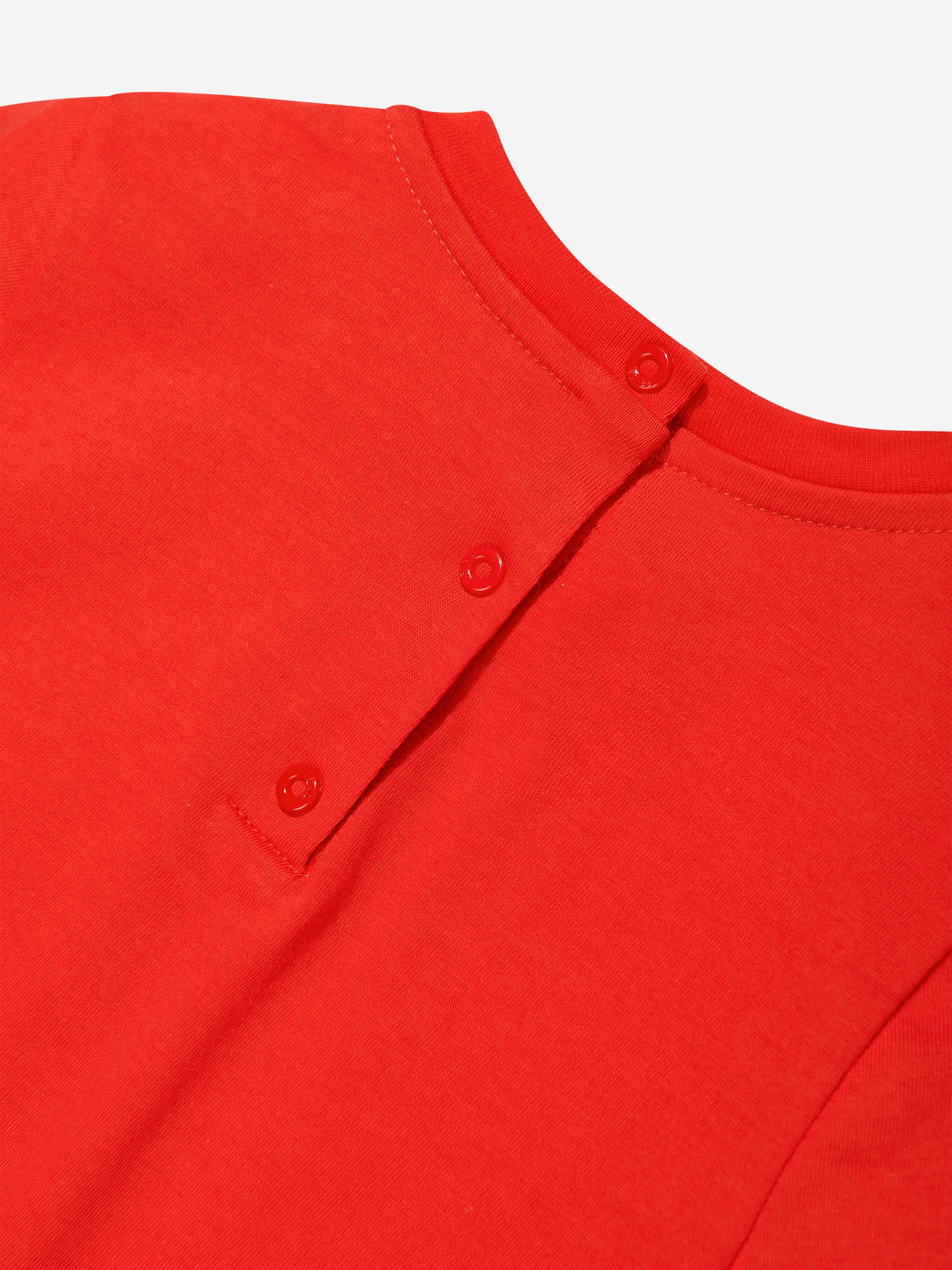 Fendi Baby Logo T-Shirt in Red