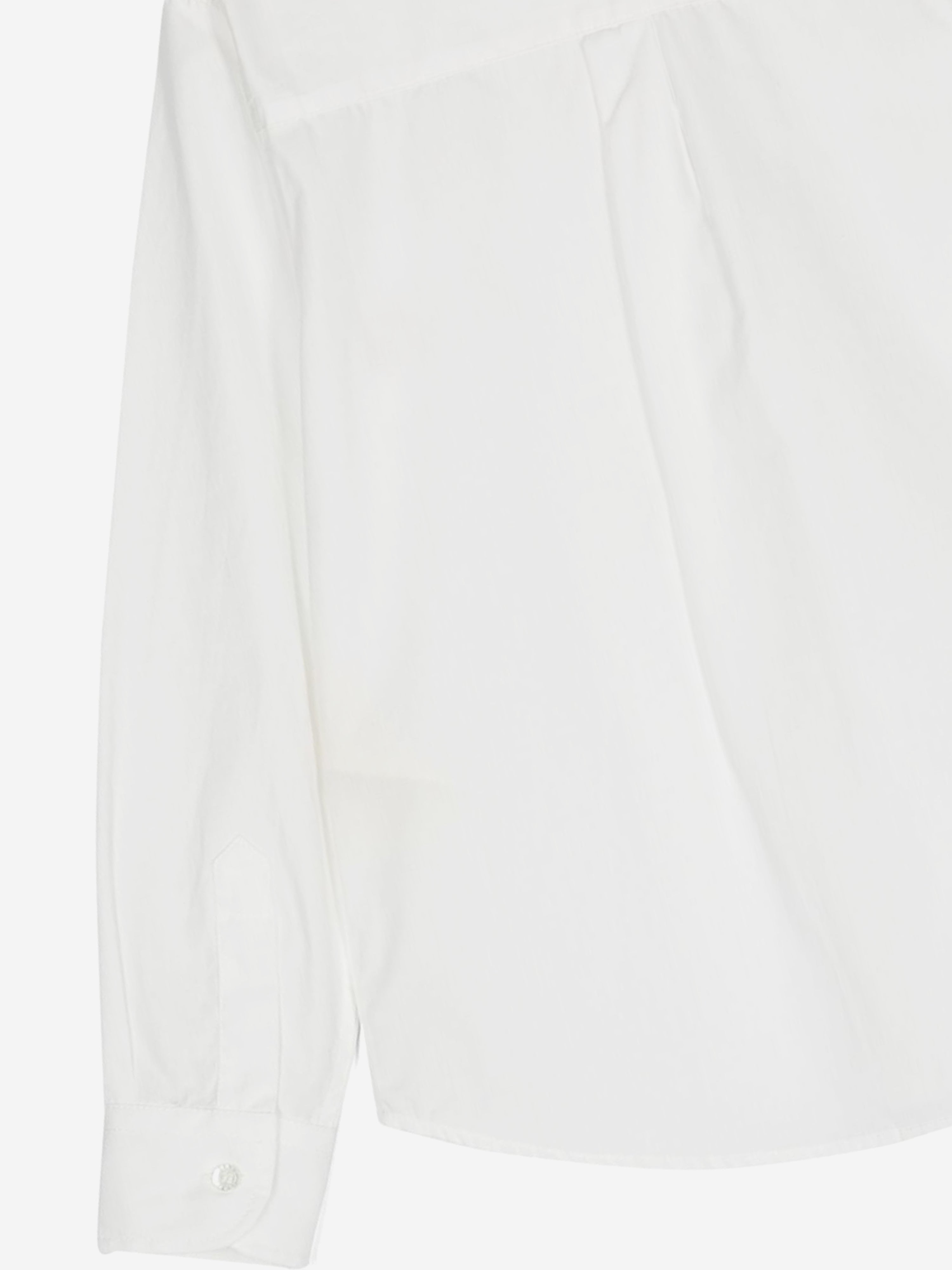 Boys Cotton Logo Shirt in White