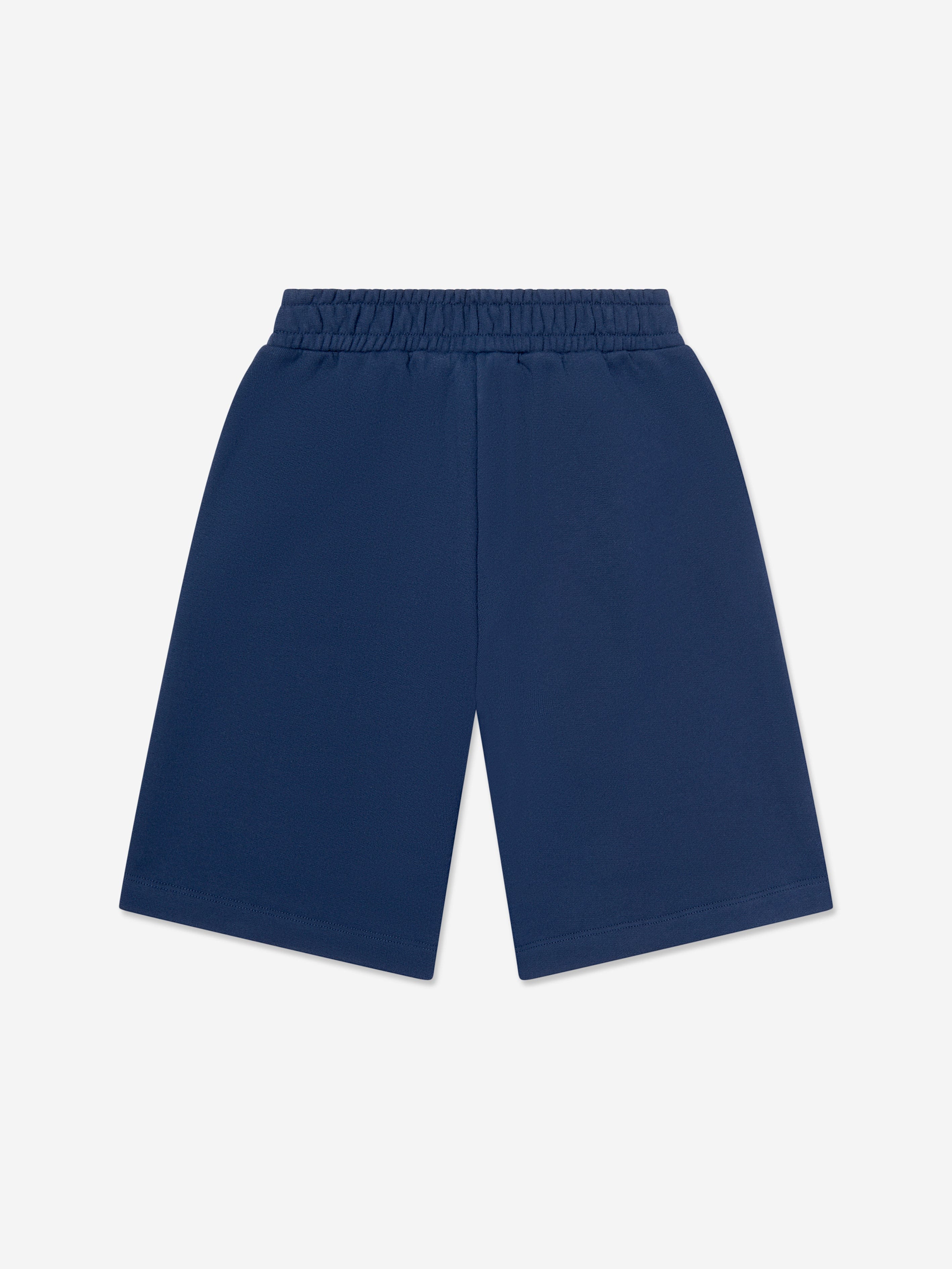 Fendi Boys Logo Bermuda Shorts in Navy