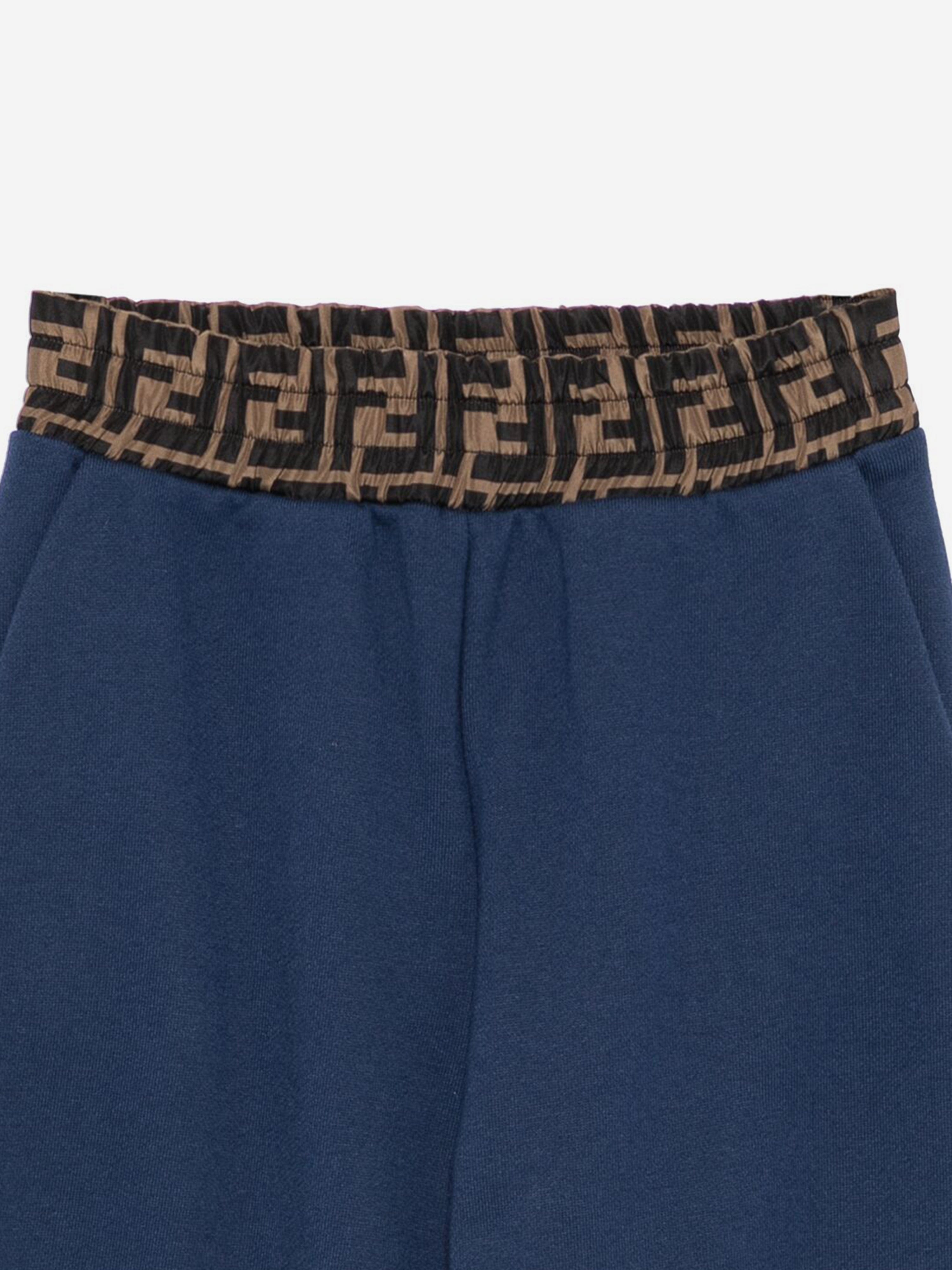 Kids FF Logo Joggers in Navy