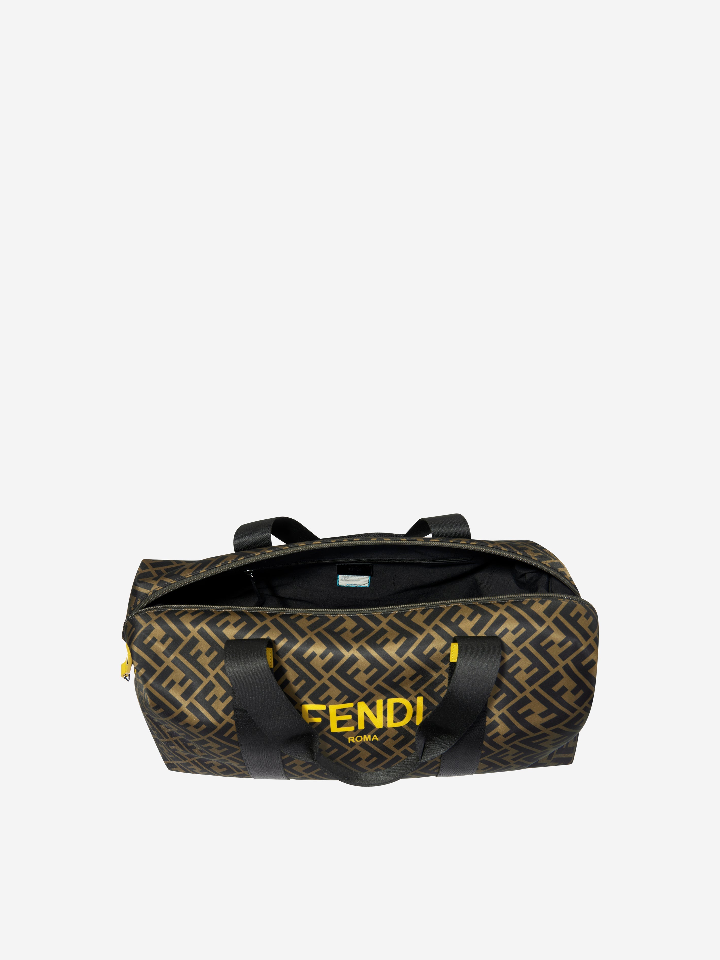 Kids FF Logo Gym Bag in Brown