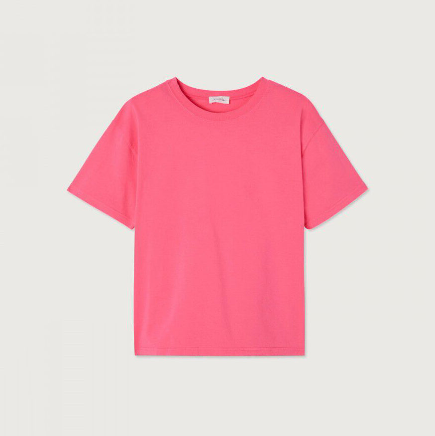 Girls Pink Cotton T-Shirt