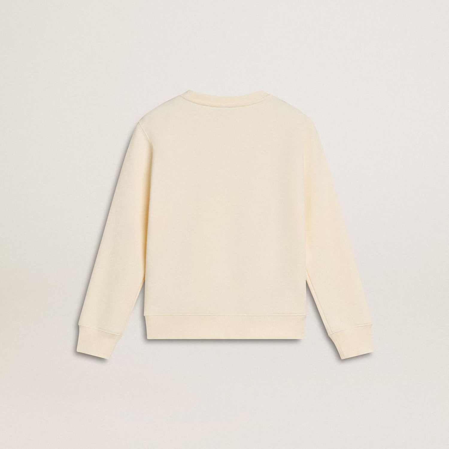 Boys & Girls White Logo Cotton Sweatshirt