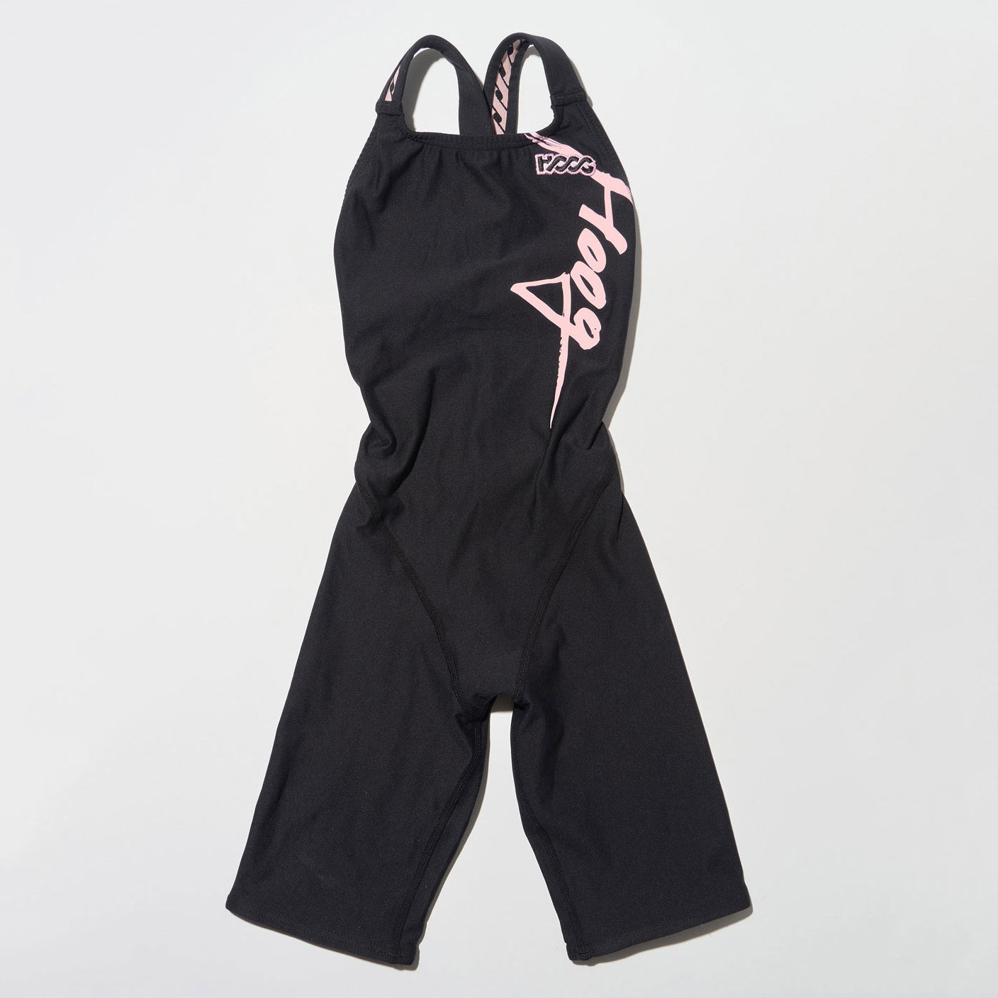 Maillot de bain professionnel court noir pour filles