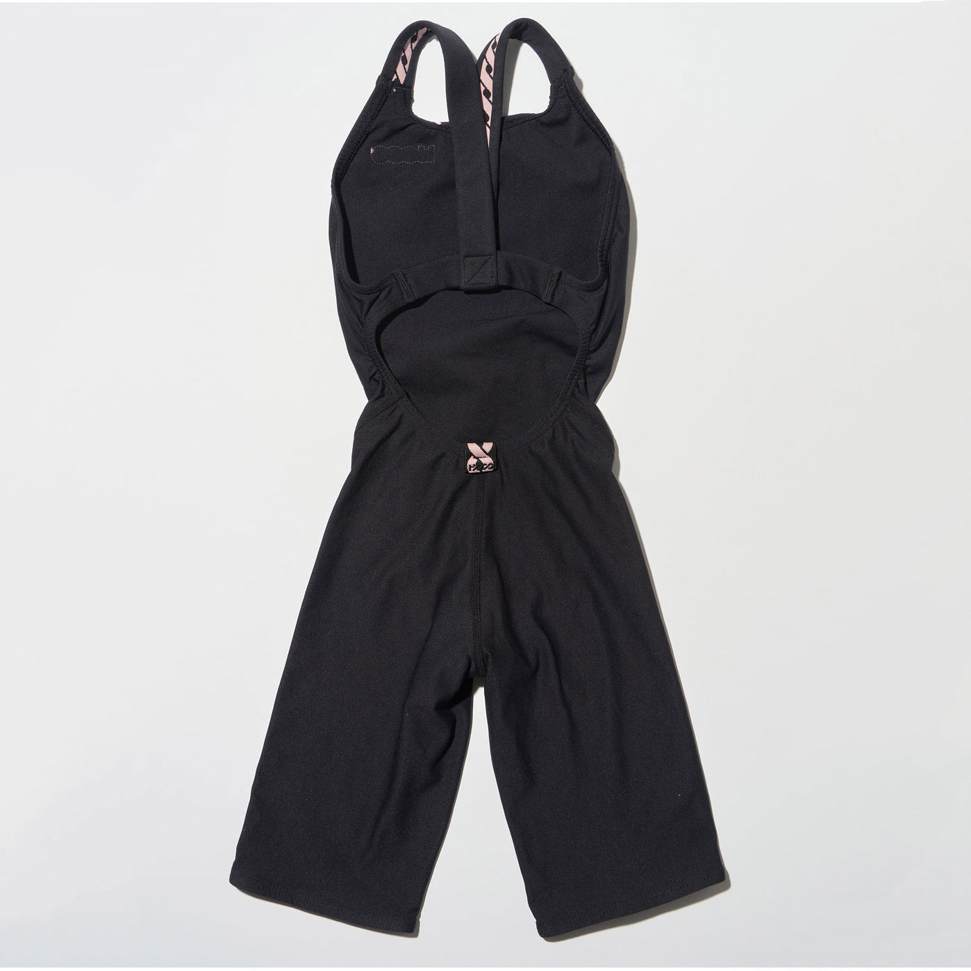 Maillot de bain professionnel court noir pour filles