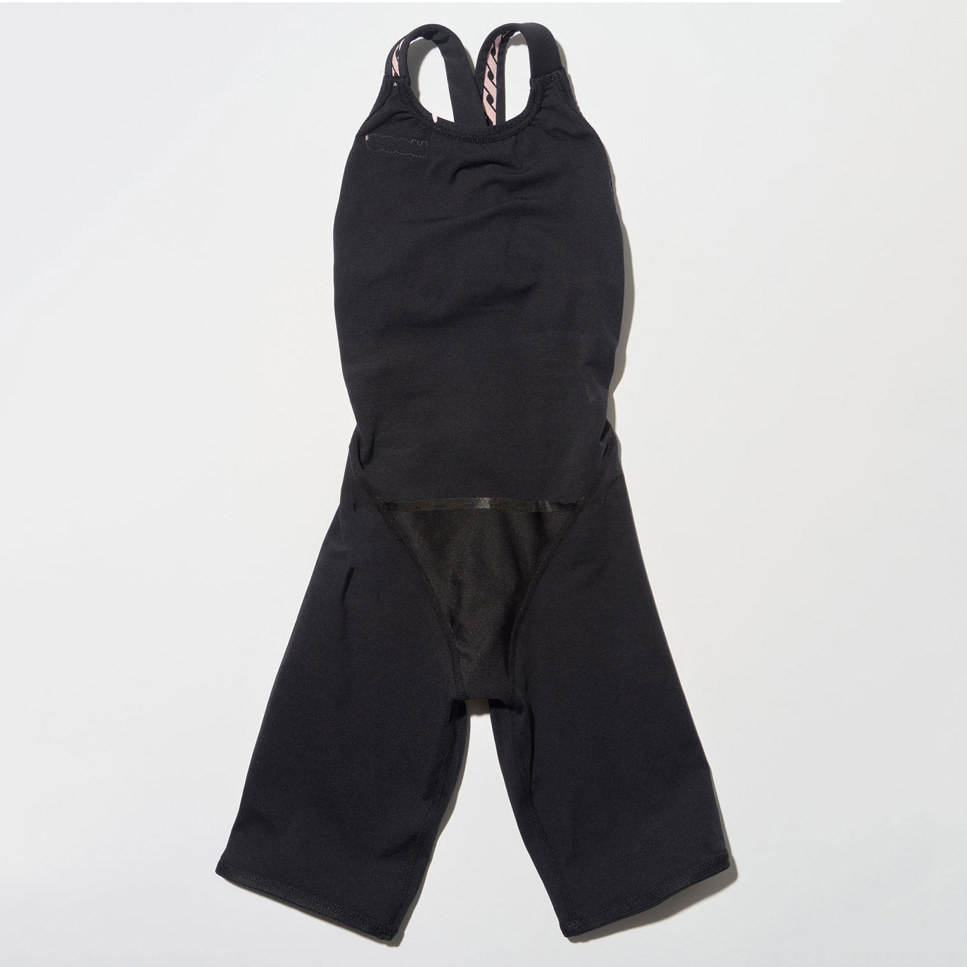 Maillot de bain professionnel court noir pour filles