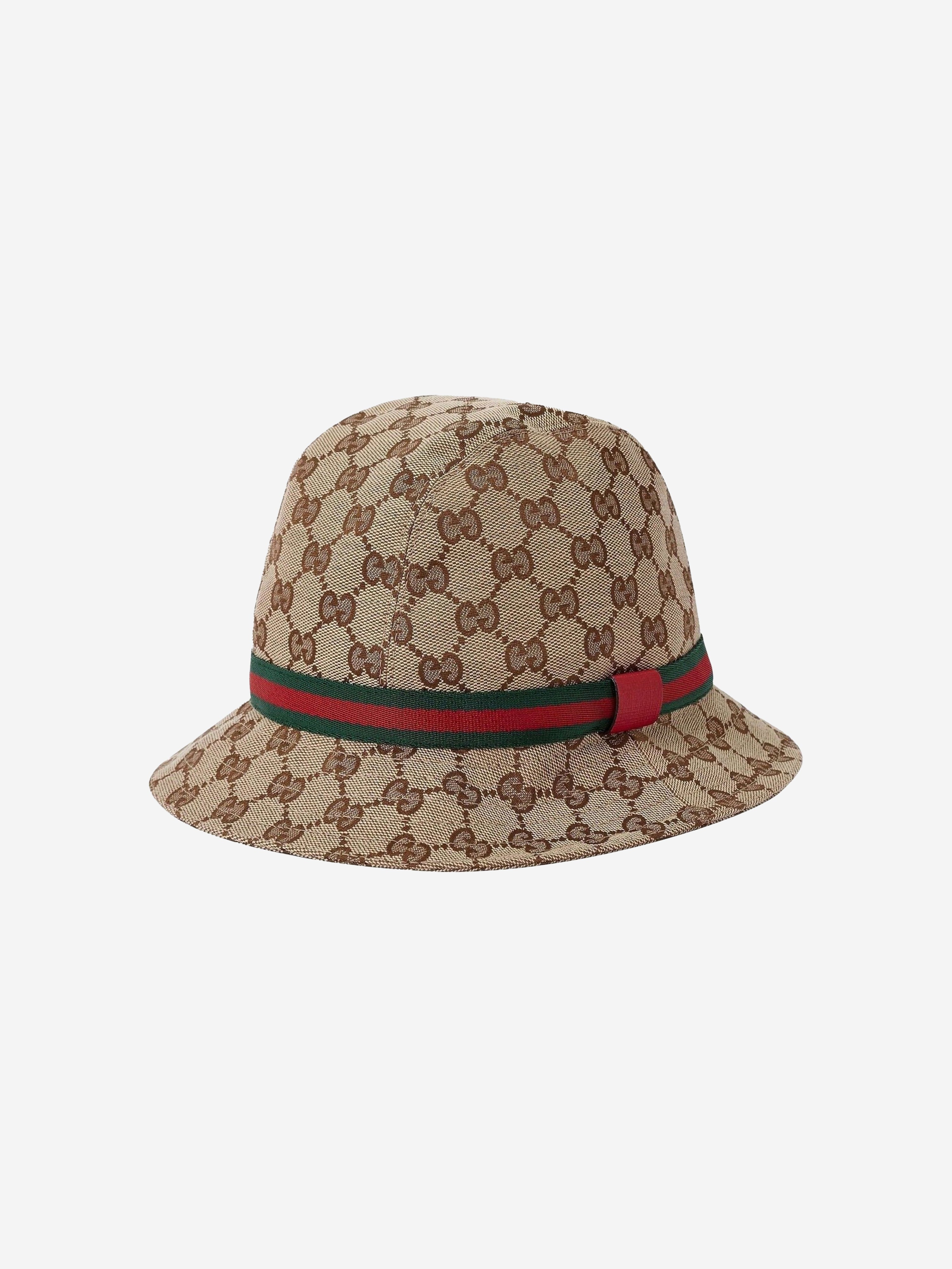 Kids Original GG Fedora in Brown