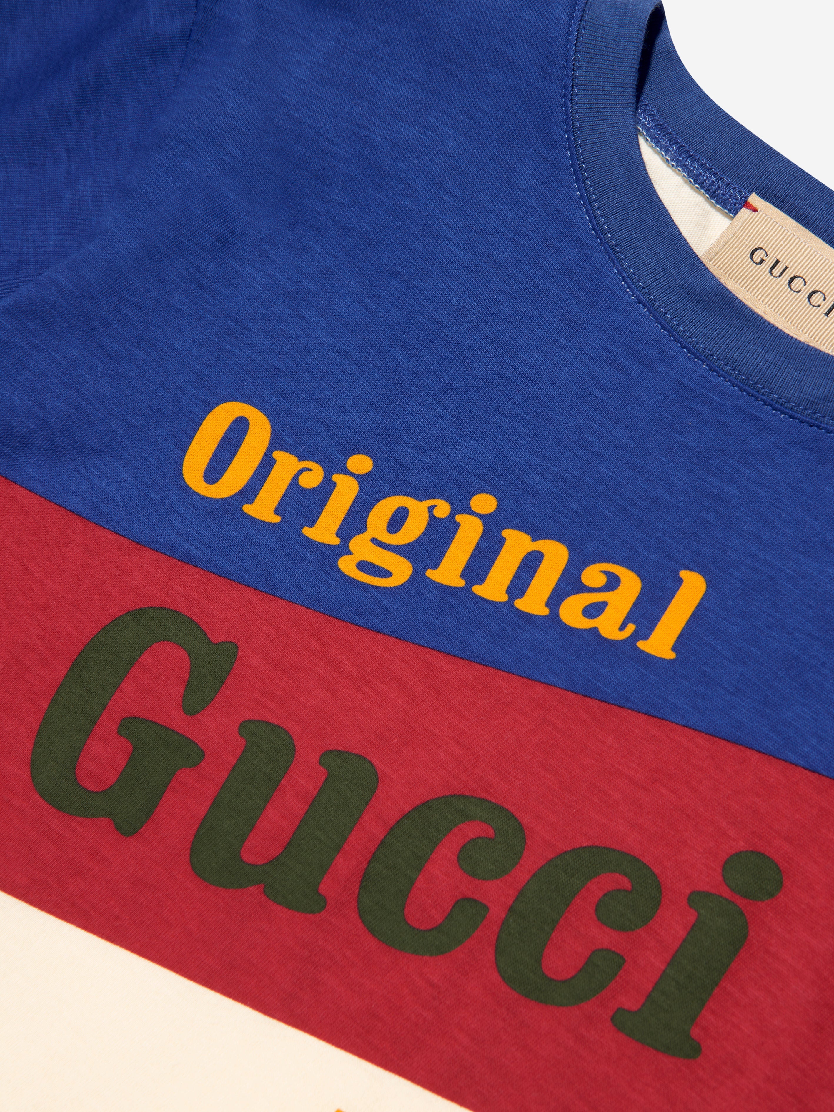 Kids Logo Print T-Shirt in Blue