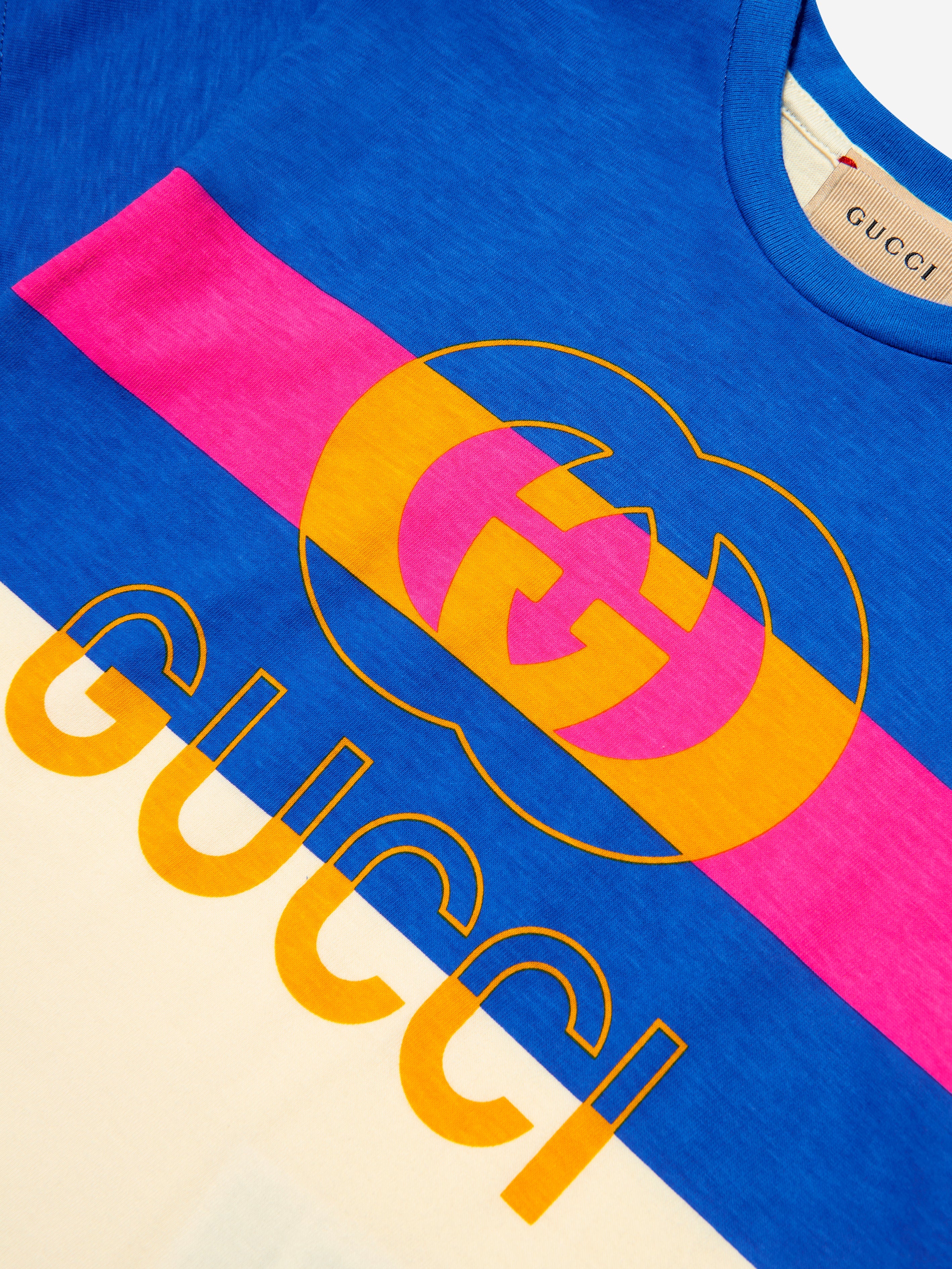 Baby Girls Logo T-Shirt in Blue