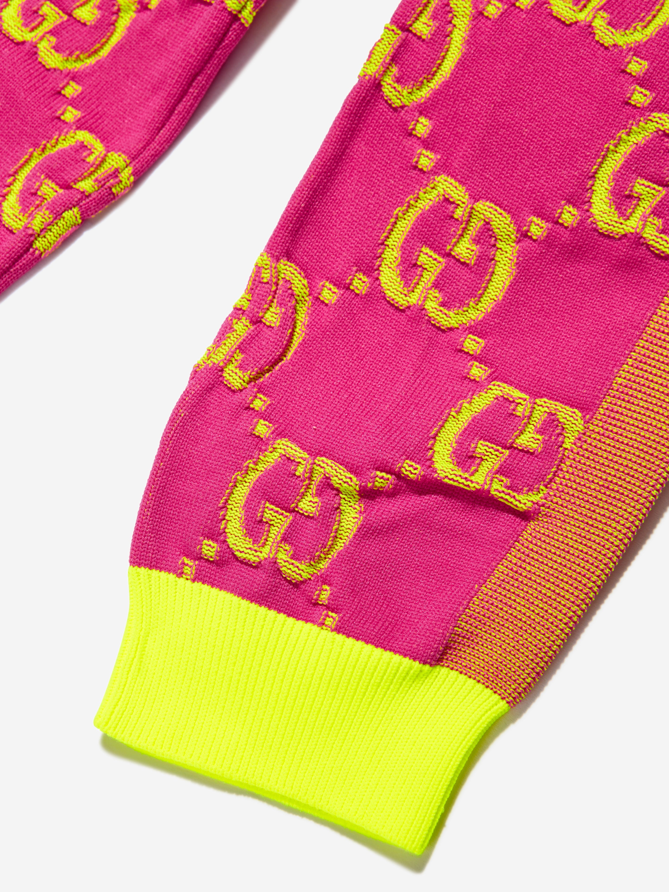 Girls GG Cycling Leggings in Pink