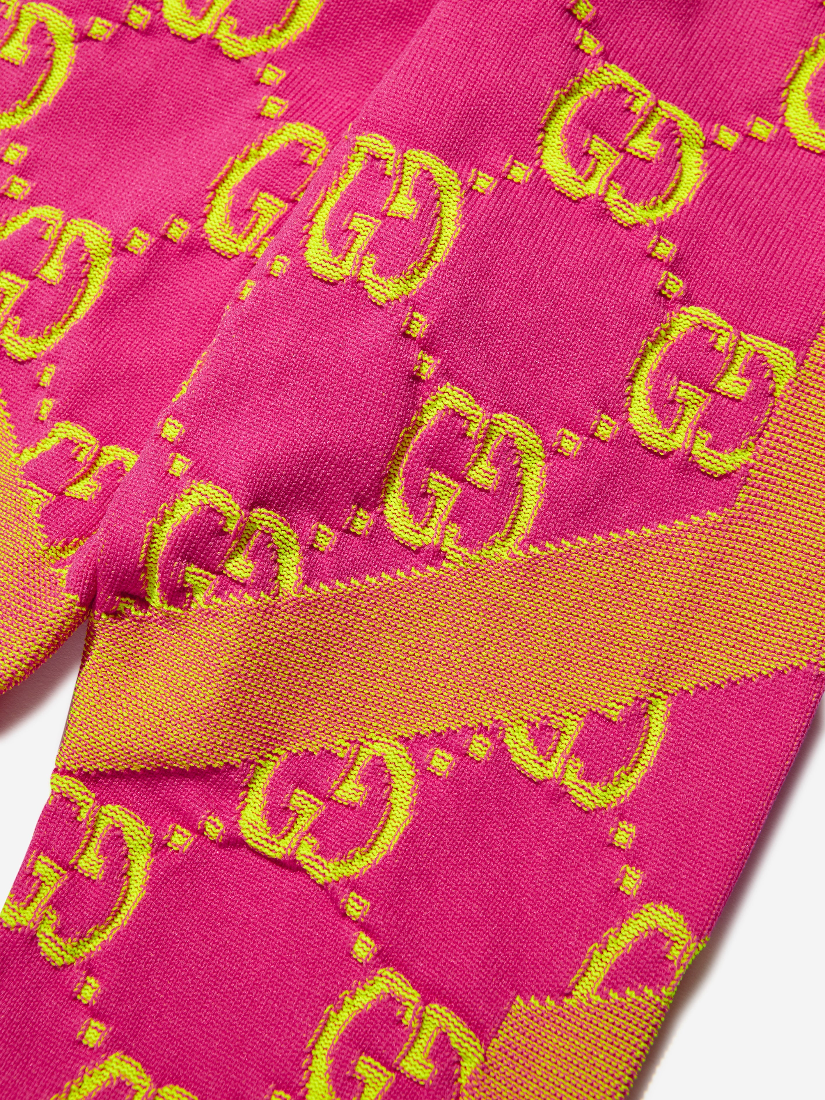 Girls GG Cycling Leggings in Pink