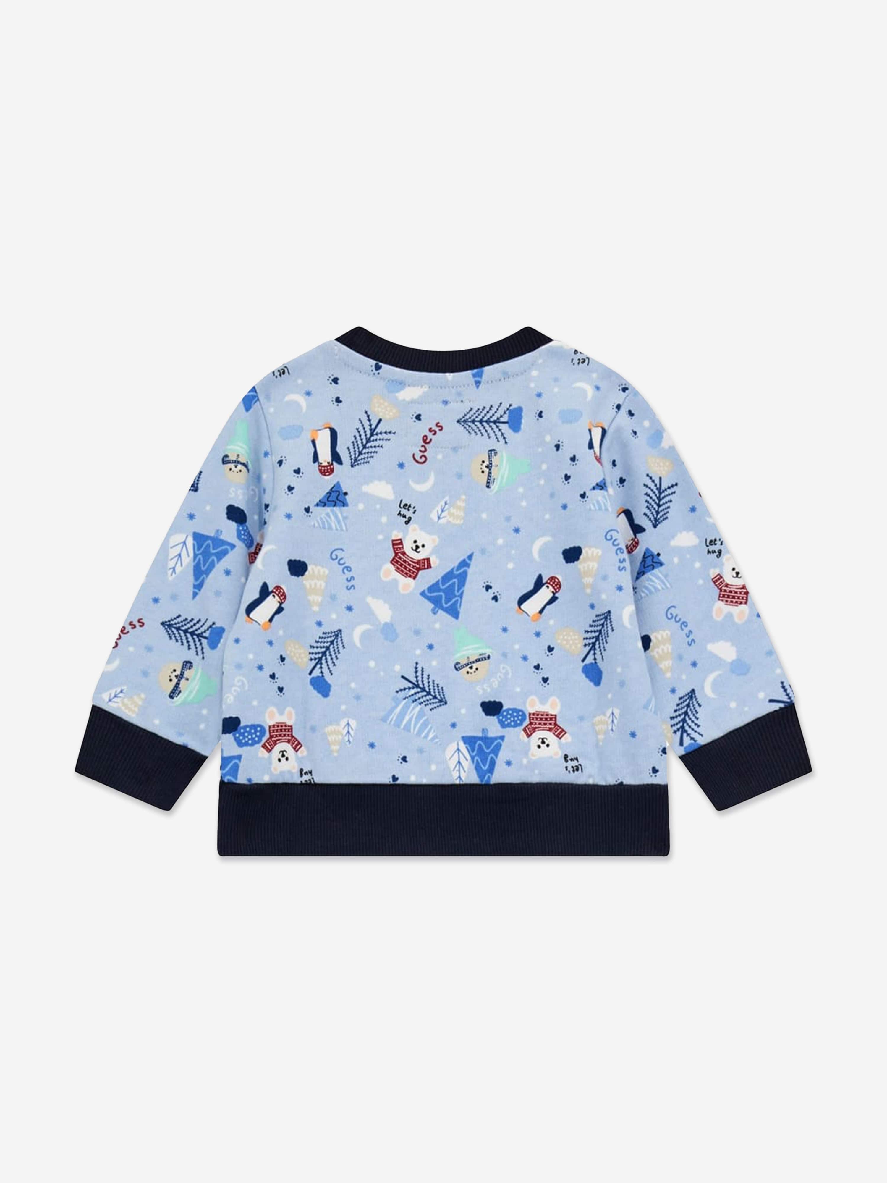 Baby Boys Logo Tracksuit in Blue