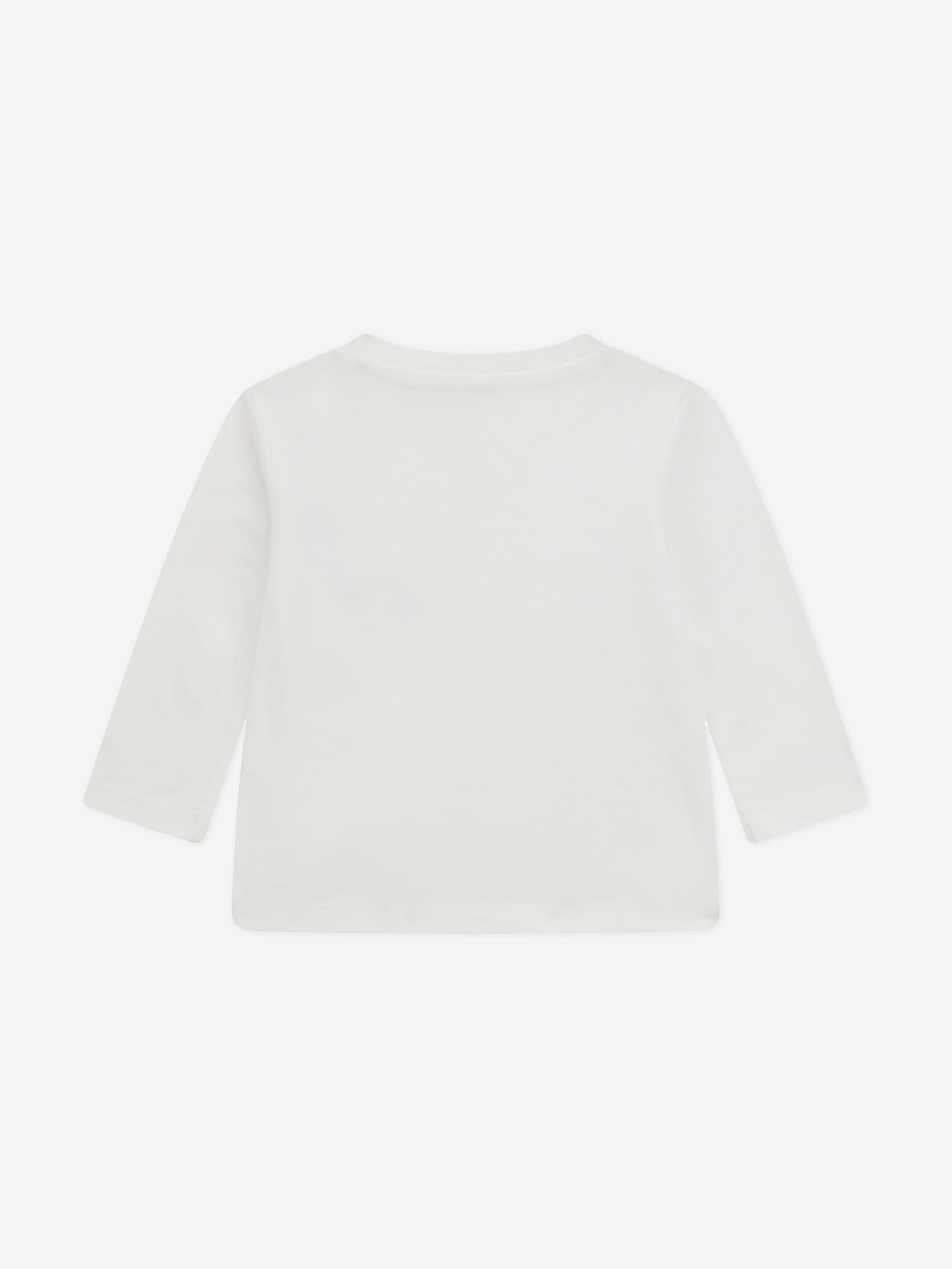 Baby Boys Long Sleeve T-Shirt in White