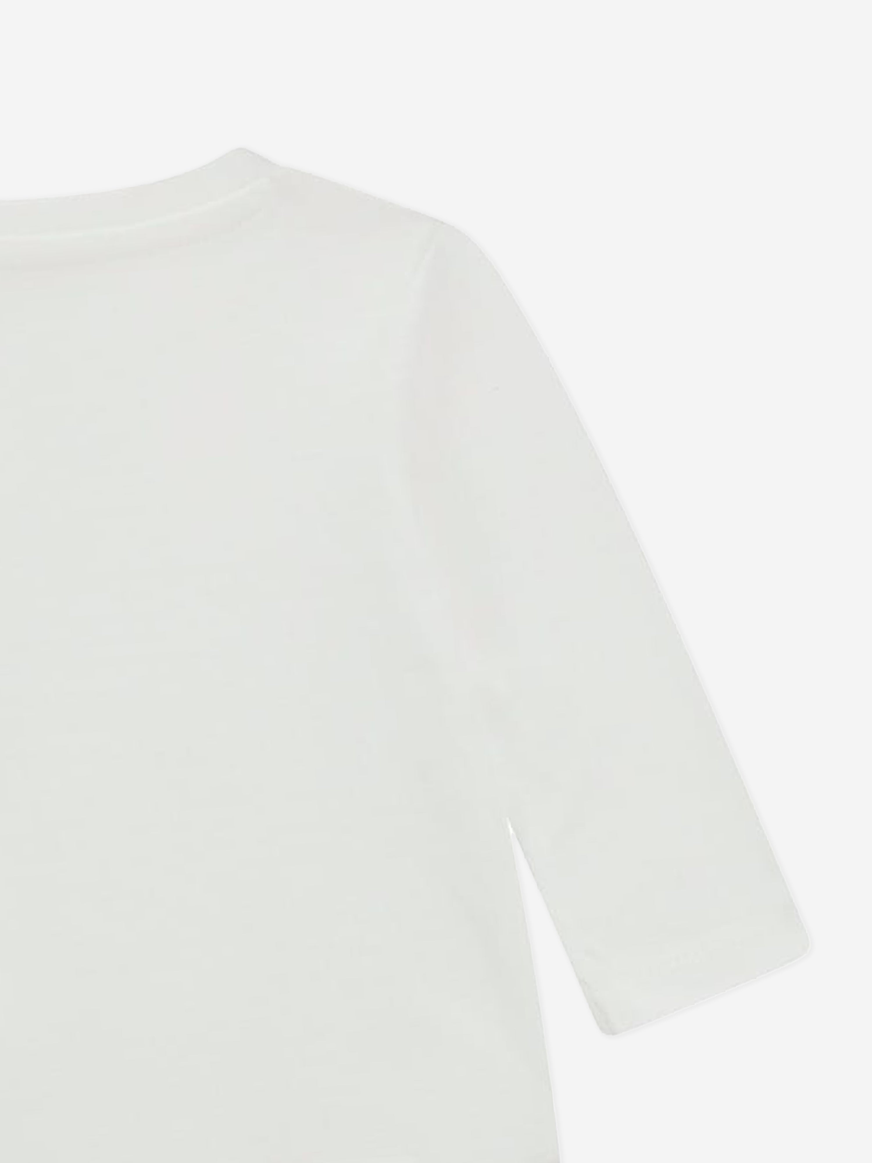Baby Boys Long Sleeve T-Shirt in White