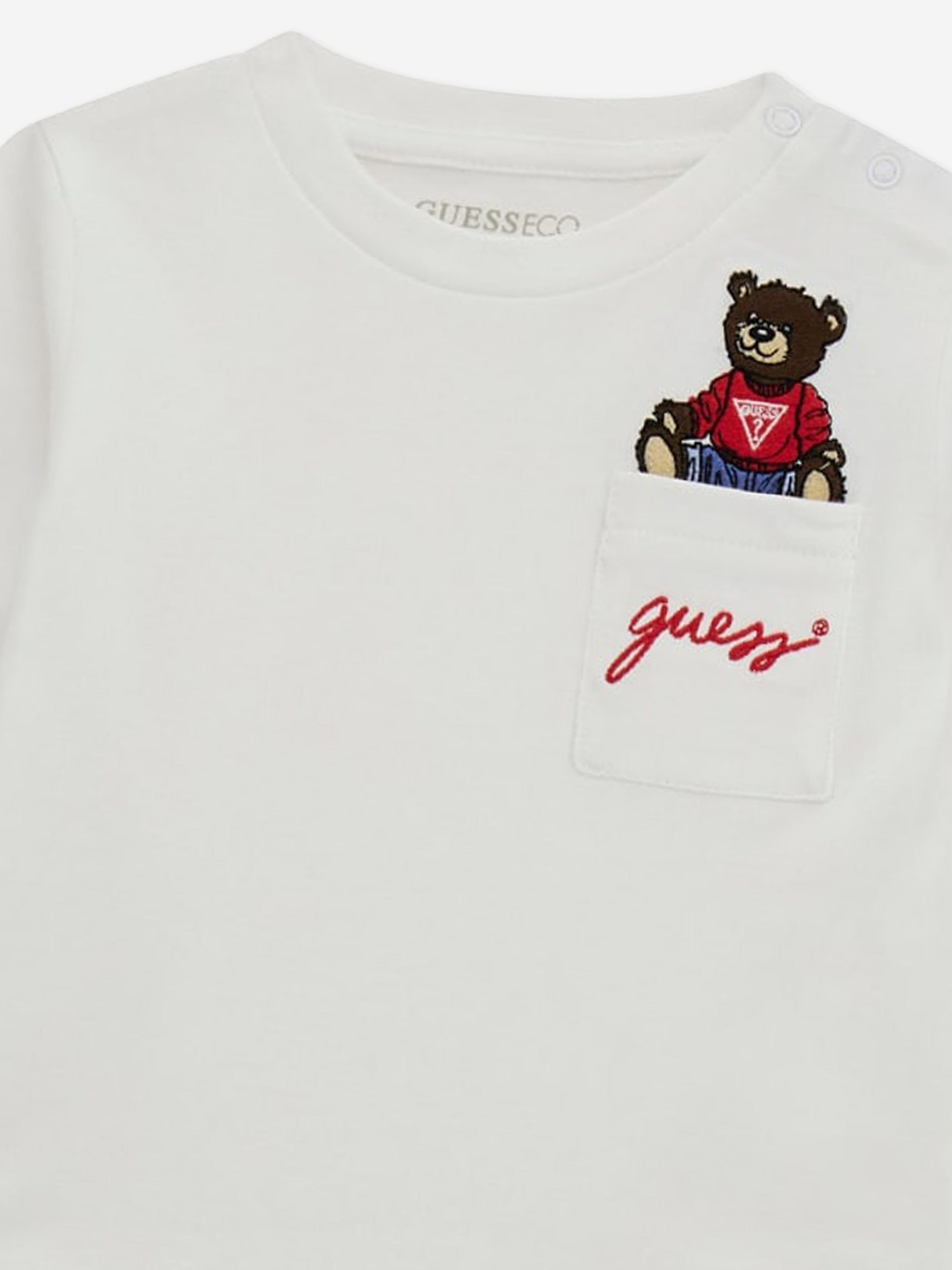 Baby Boys Long Sleeve T-Shirt in White