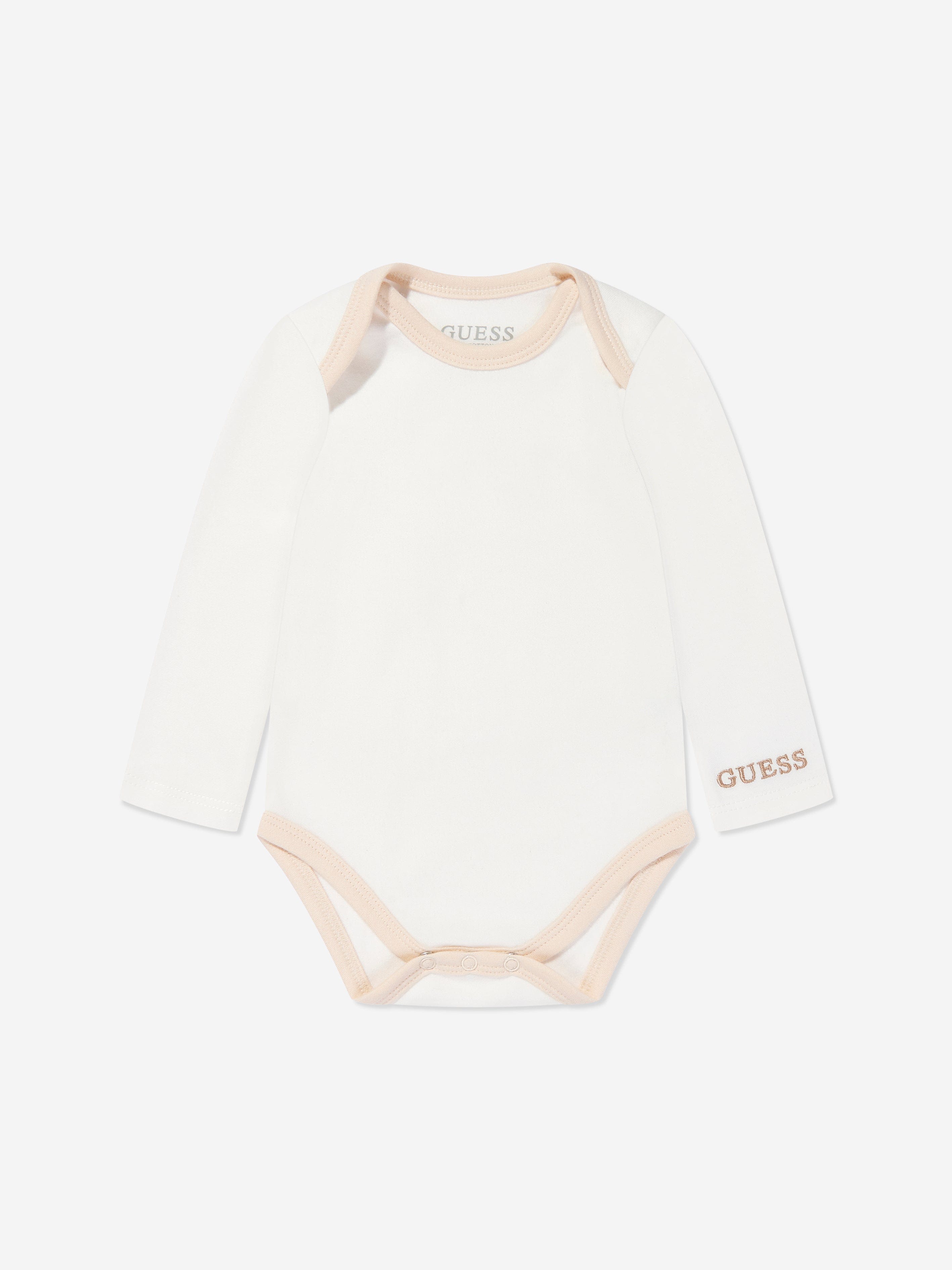 Baby Boys Romper Set in White