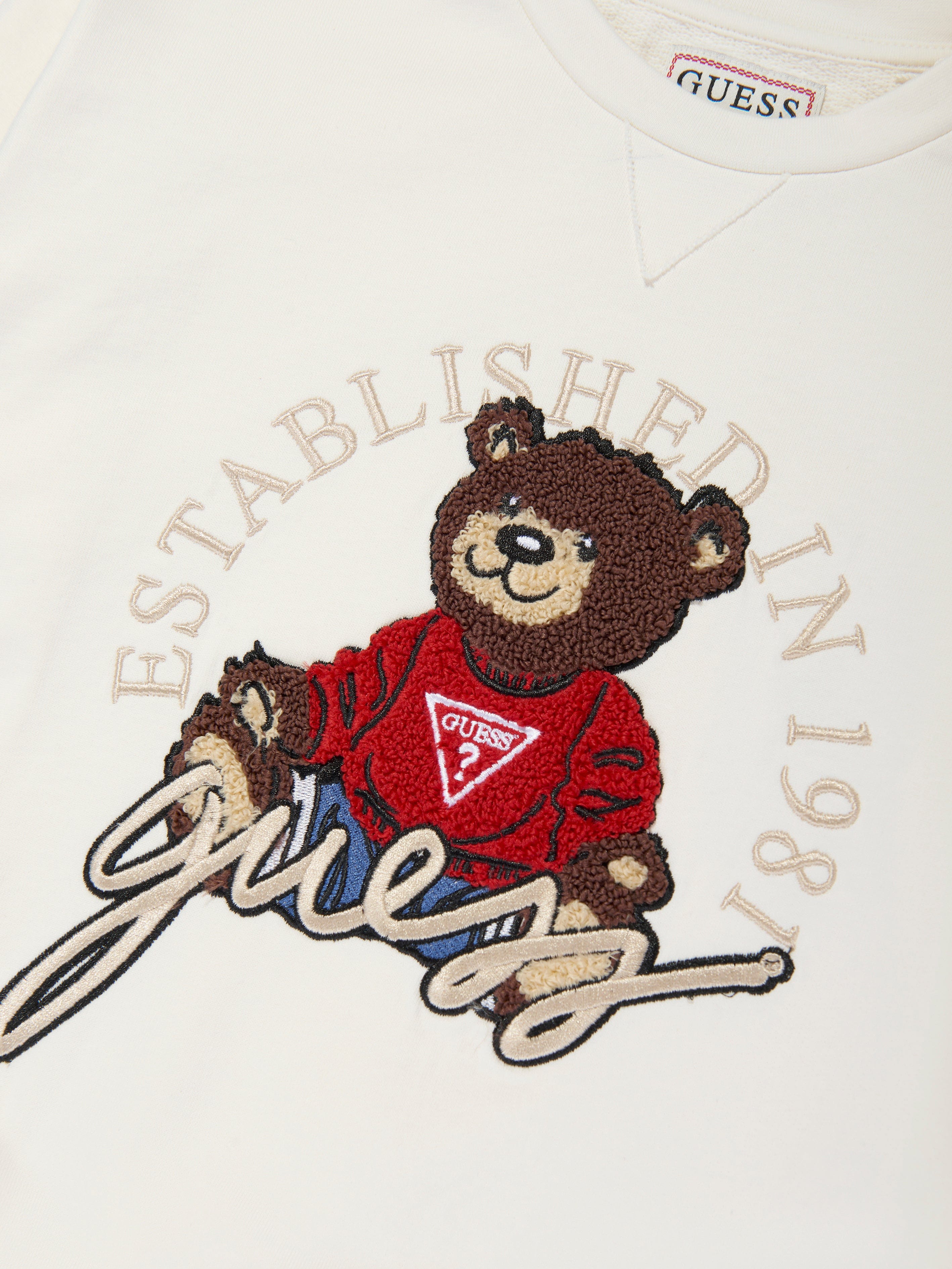 Kids Oversize Active Sweatshirt in White