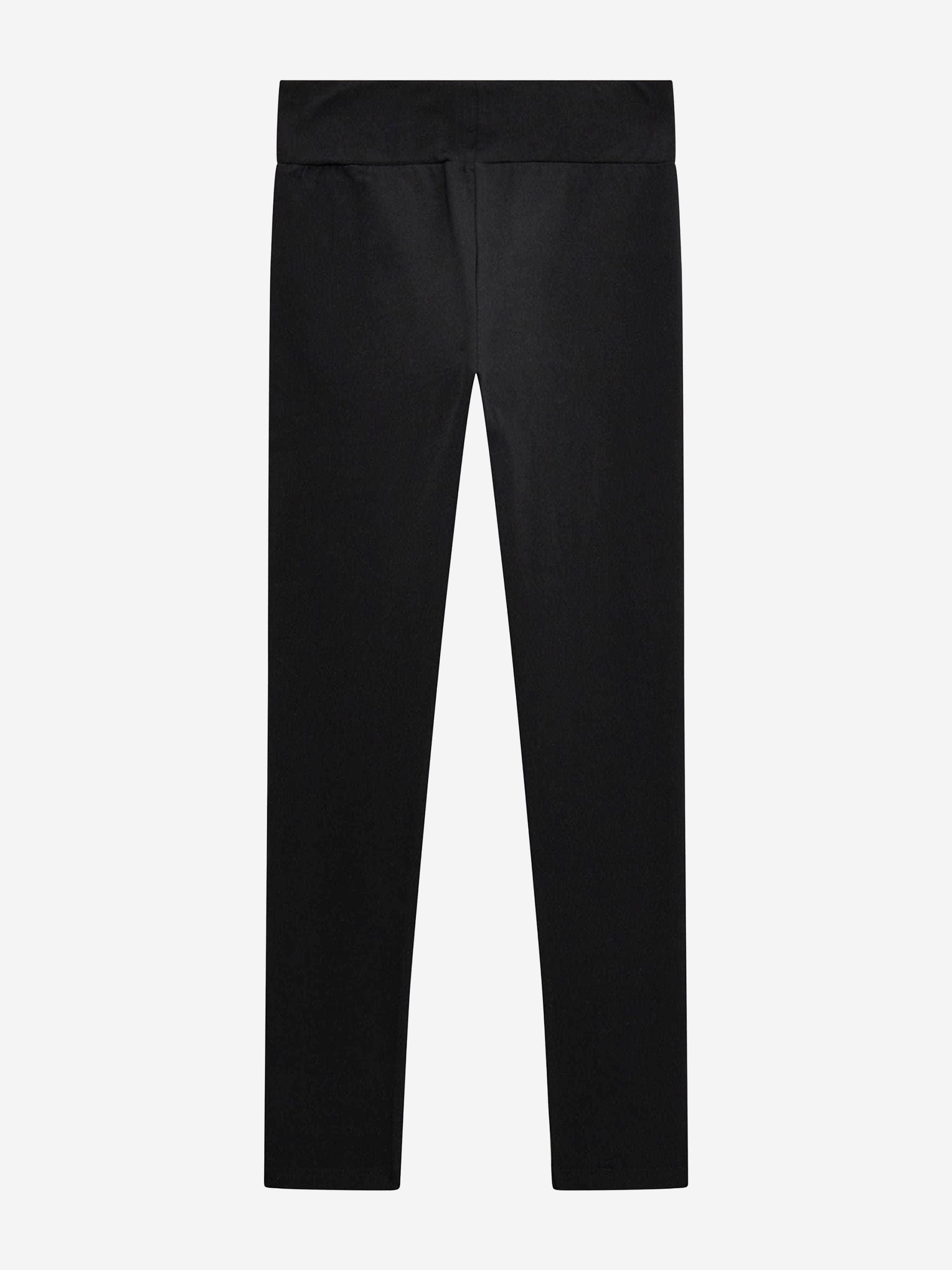 Girls Logo Leggings in Black