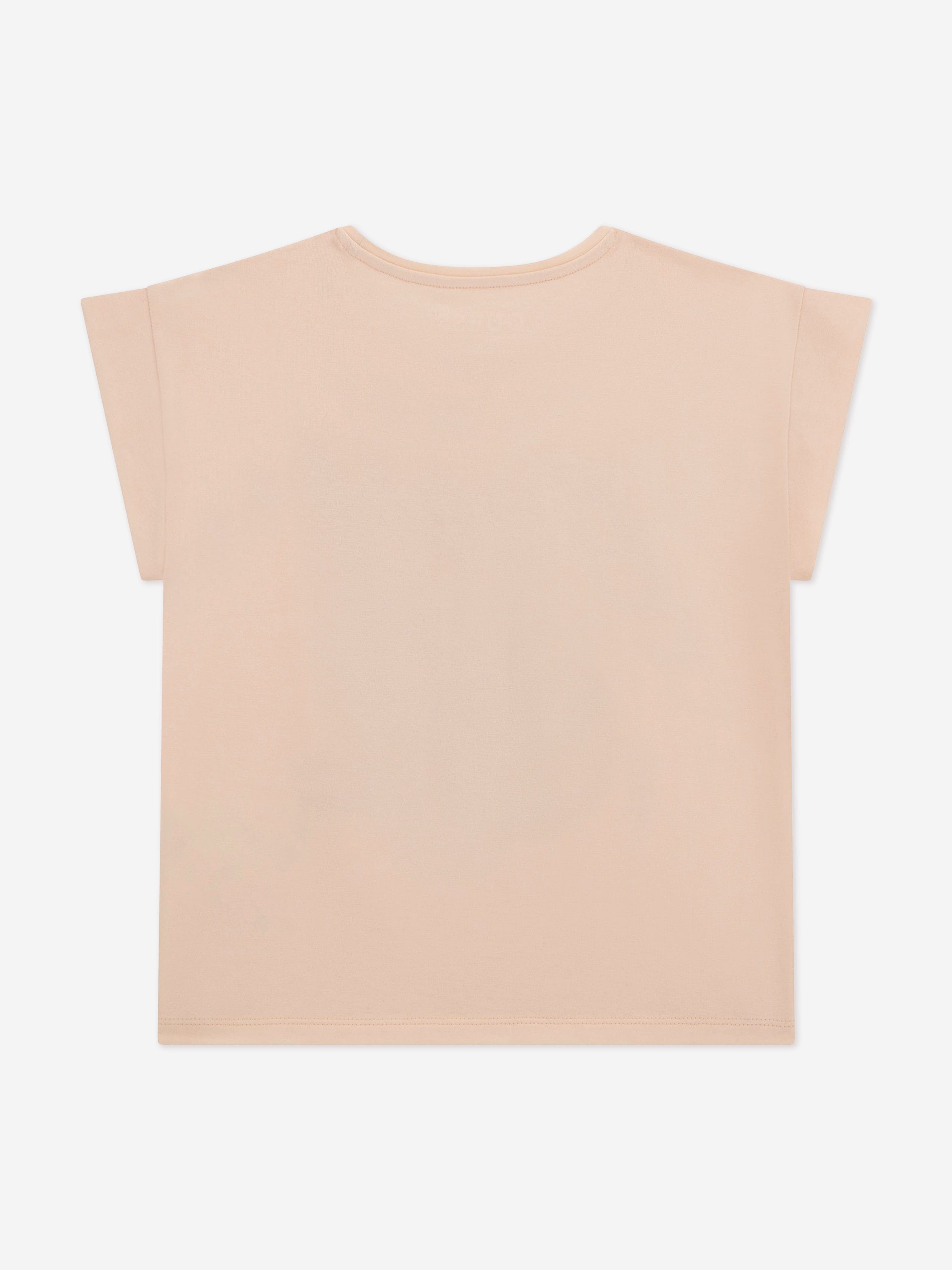 Girls Cherry Midi T-Shirt in Pink
