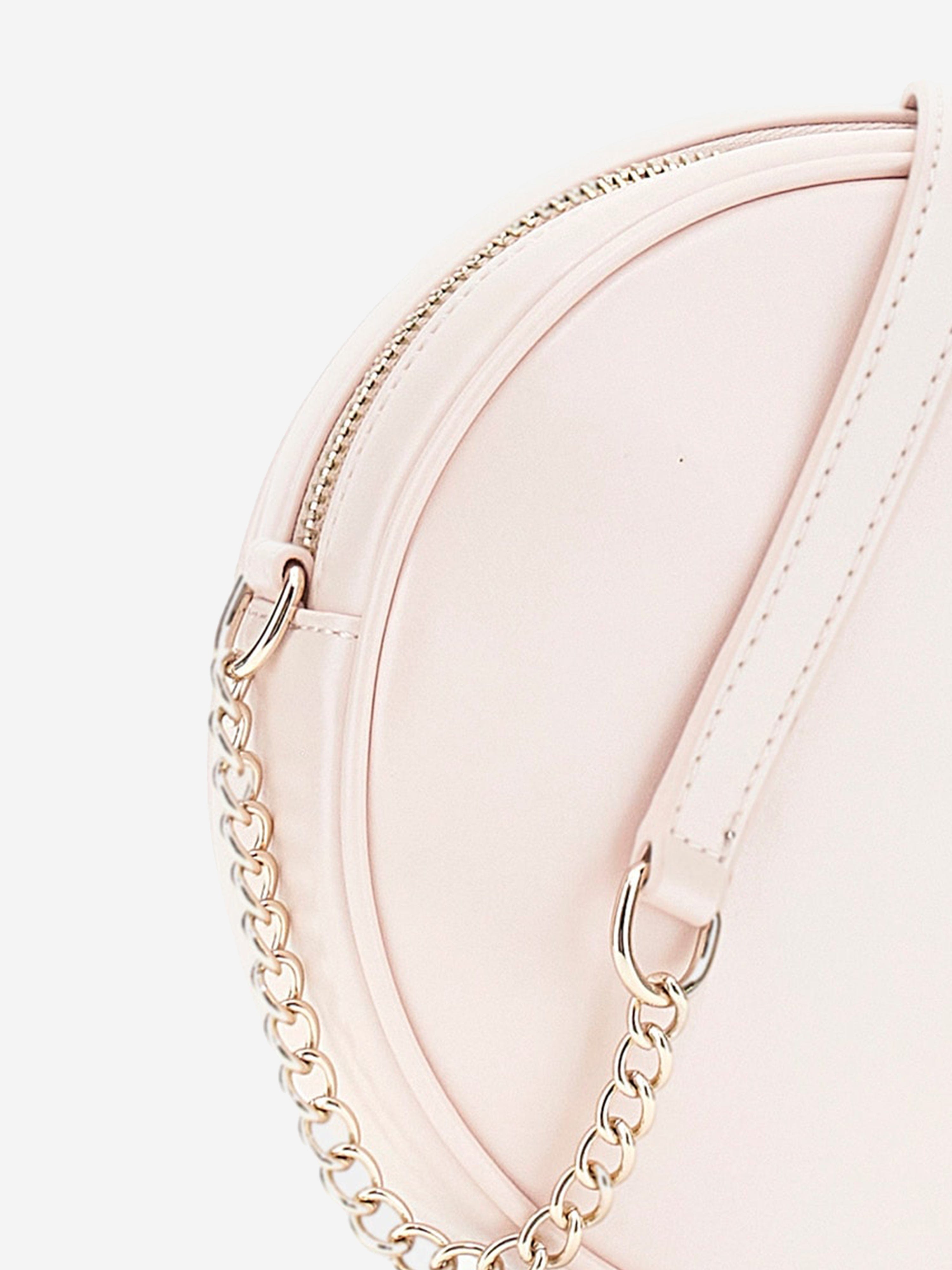 Girls Heart Circle Bag in Pink