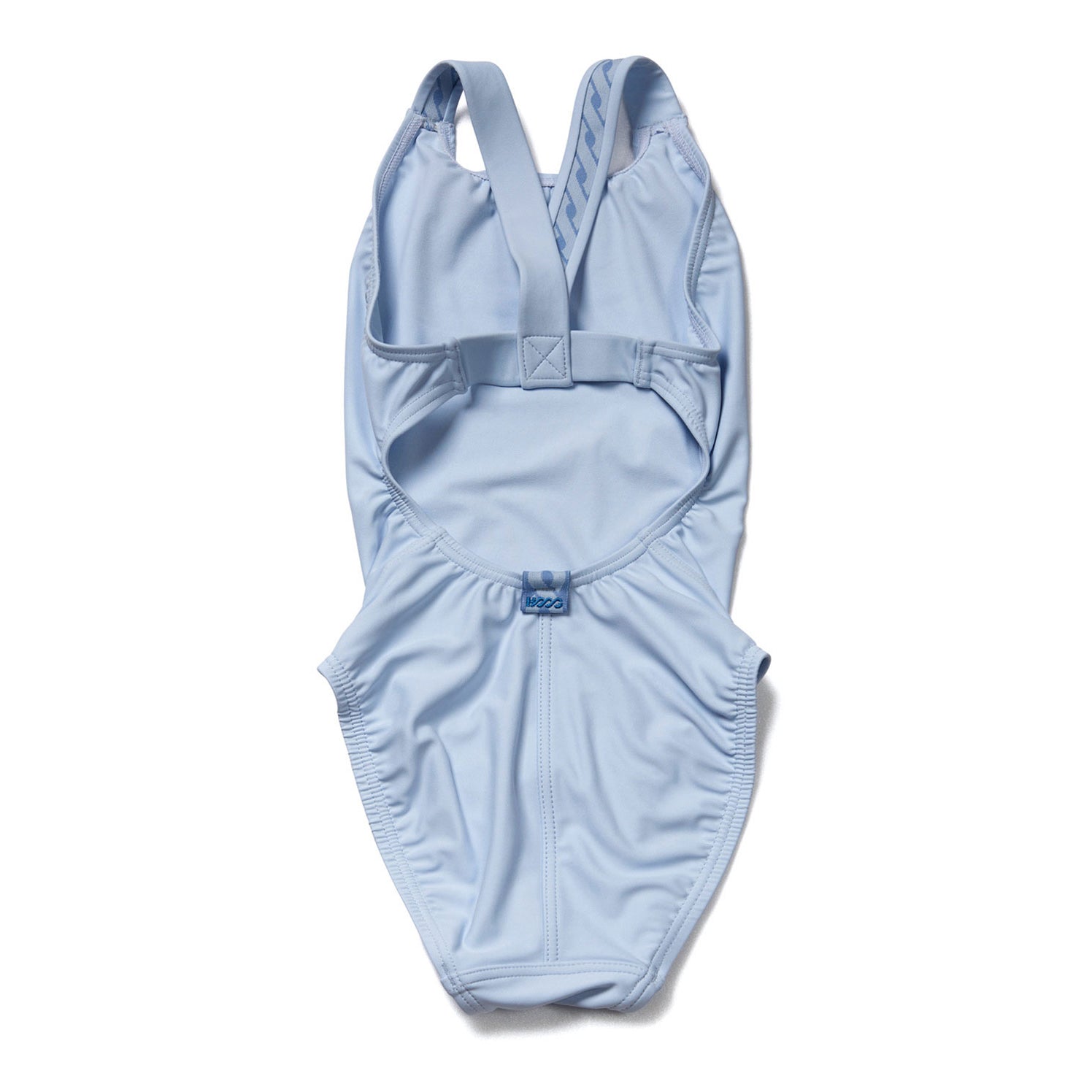 Maillot de bain professionnel bleu clair pour filles