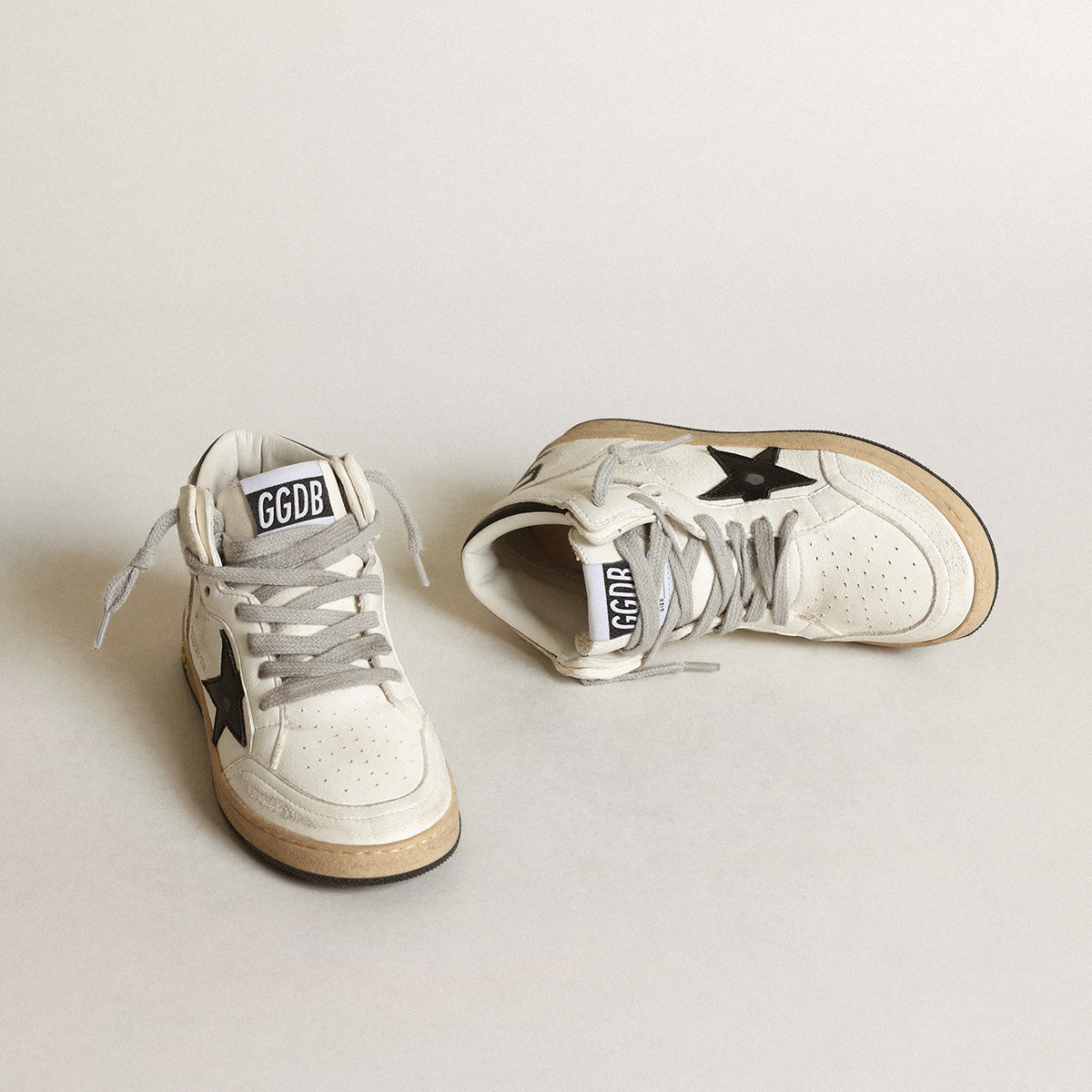 Boys & Girls Black Star Shoes