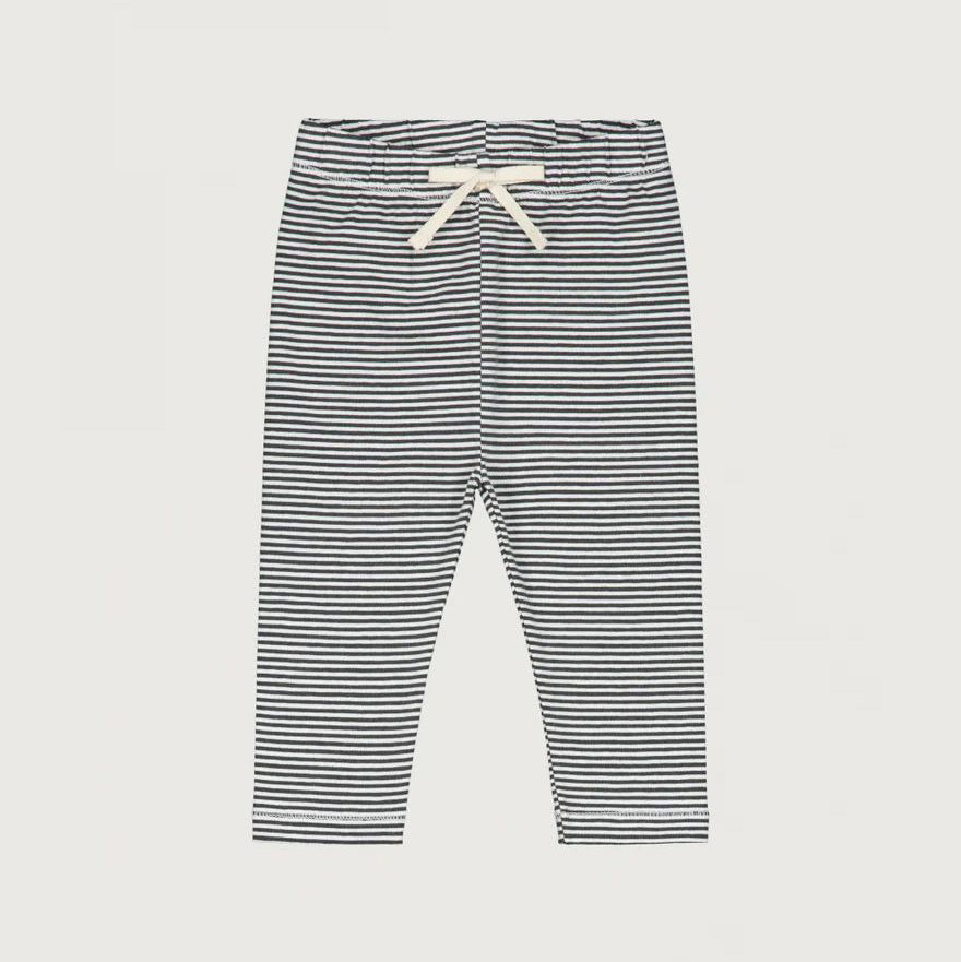 Baby Boys & Girls Black Stripes Cotton Leggings